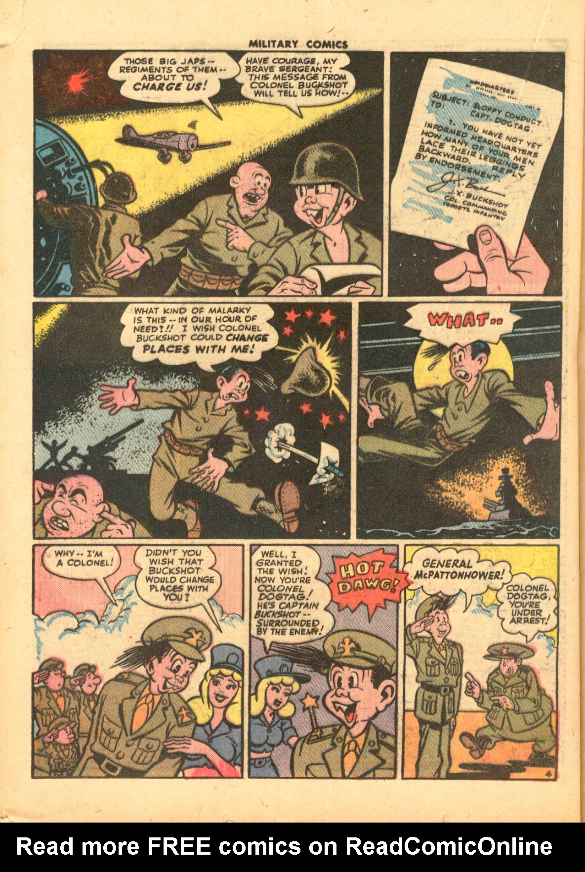 Read online Military Comics comic -  Issue #33 - 34