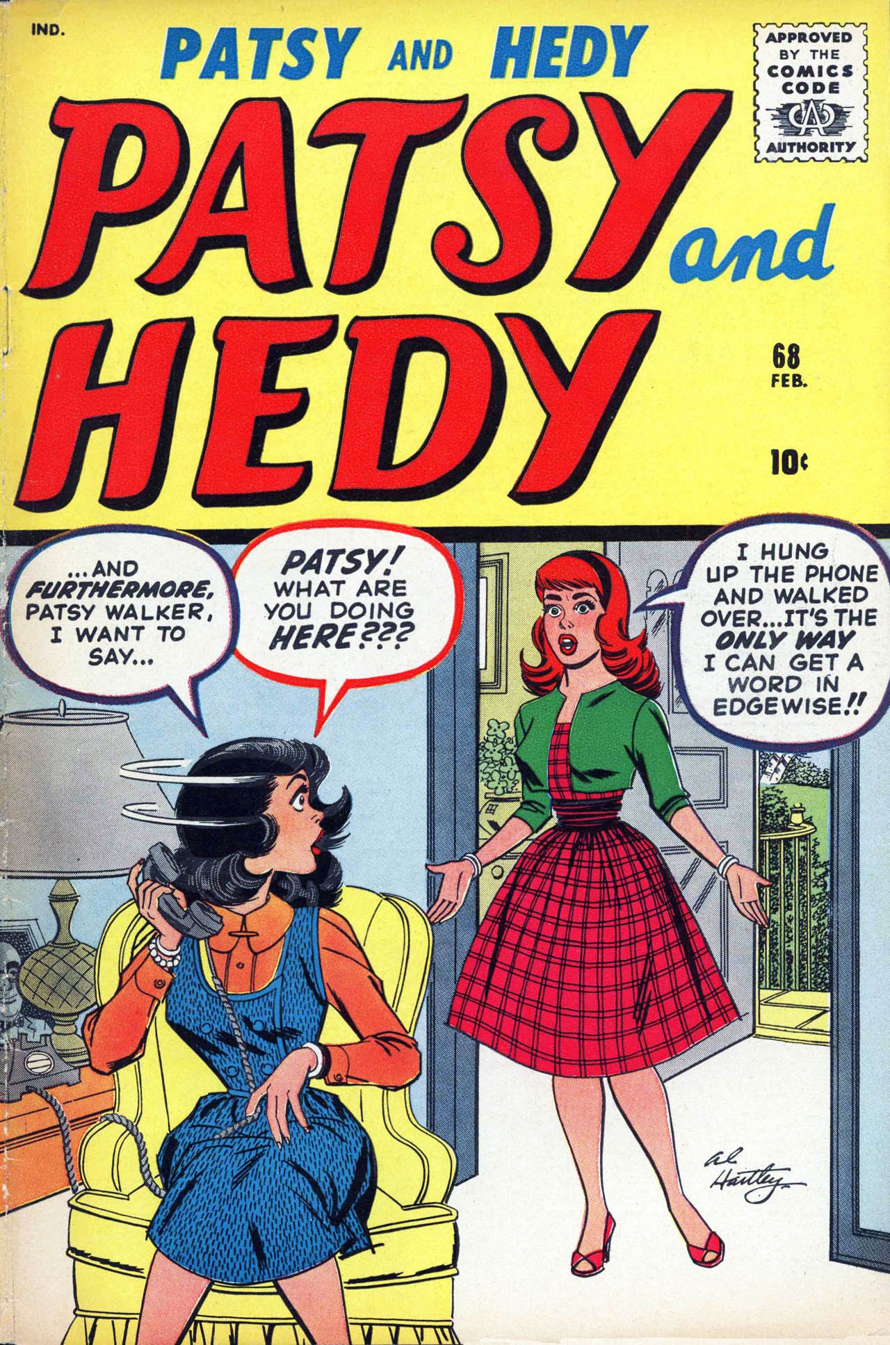 Read online Patsy and Hedy comic -  Issue #68 - 1