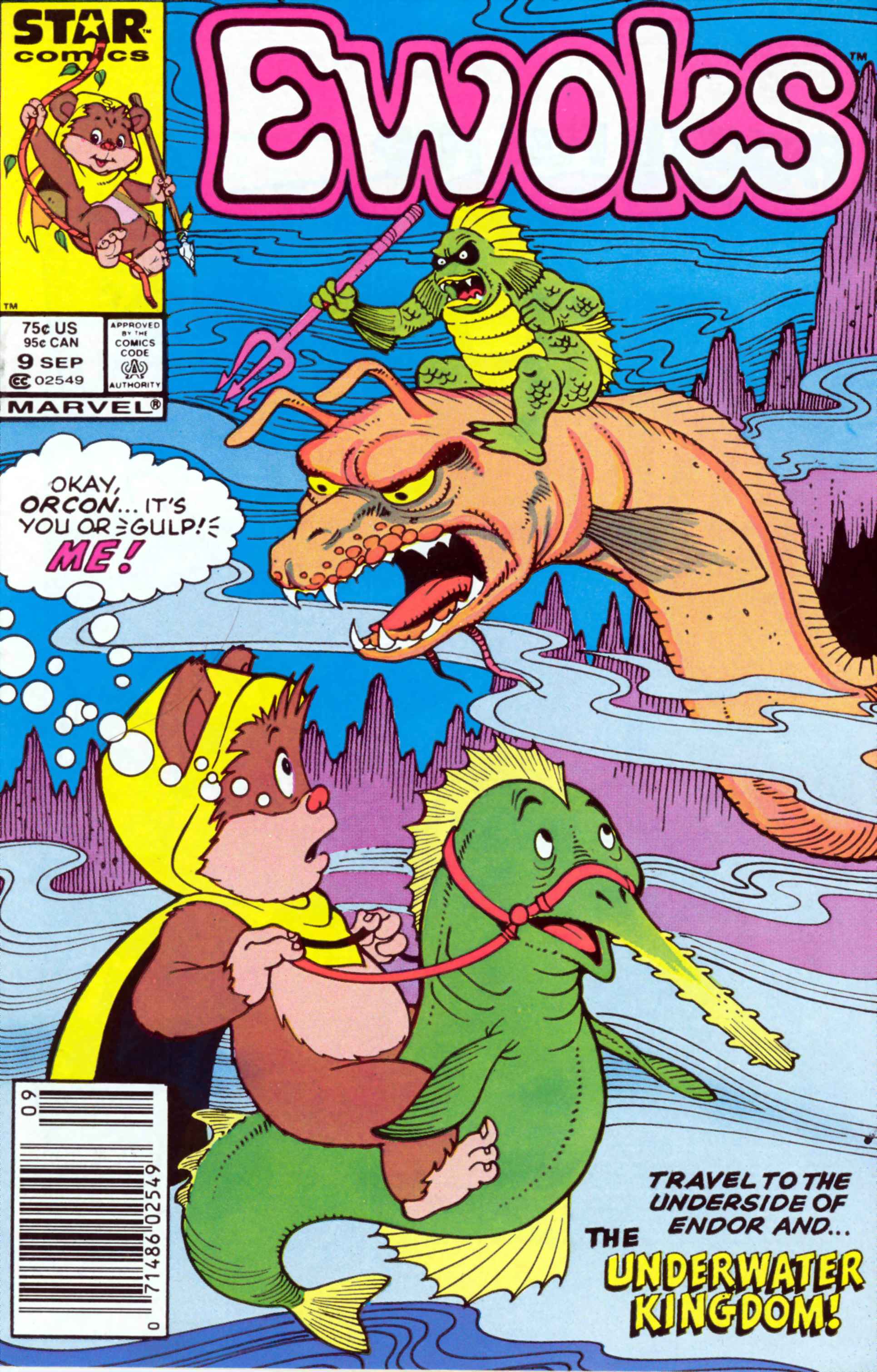Read online Ewoks (1987) comic -  Issue #9 - 1