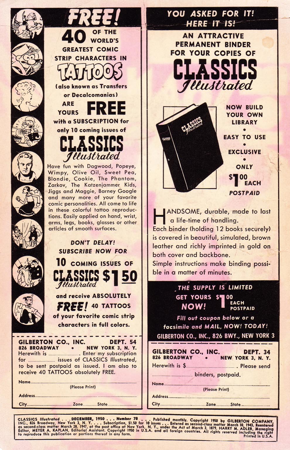 Read online Classics Illustrated comic -  Issue #78 - 2