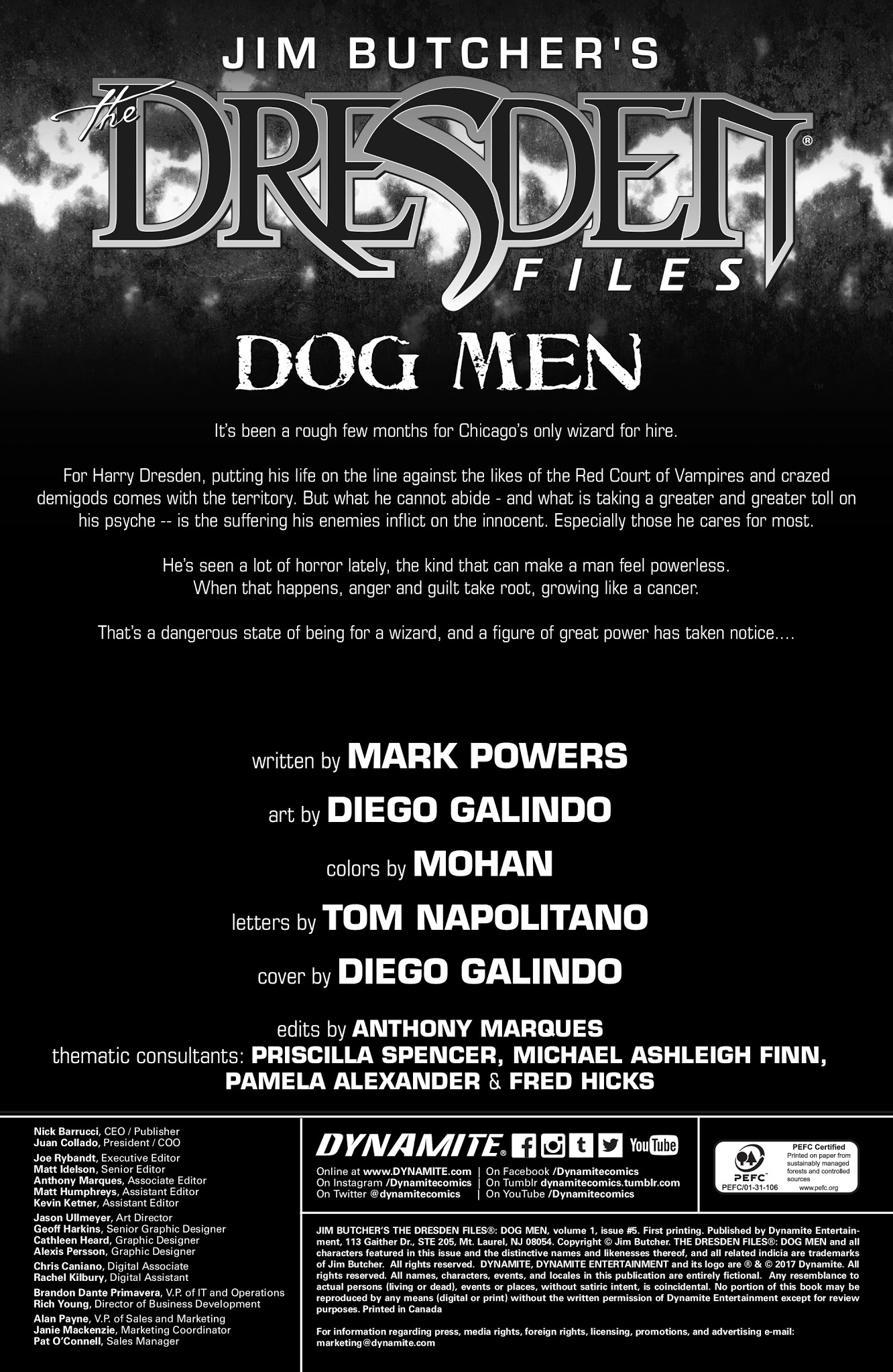 Read online Jim Butcher's The Dresden Files: Dog Men comic -  Issue #5 - 2