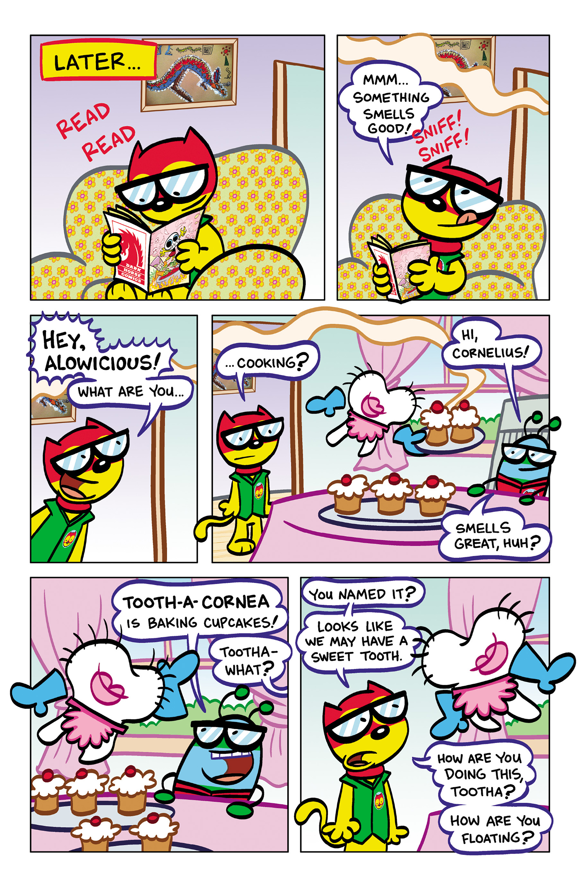 Read online Aw Yeah Comics: Action Cat & Adventure Bug comic -  Issue #3 - 8