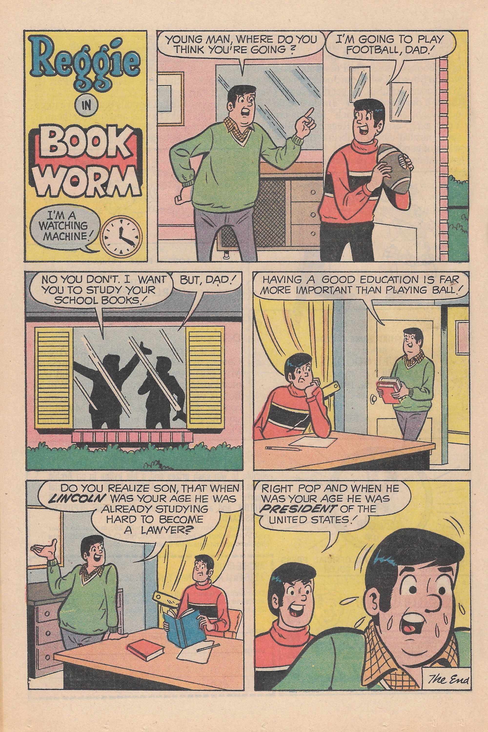 Read online Reggie's Wise Guy Jokes comic -  Issue #13 - 38