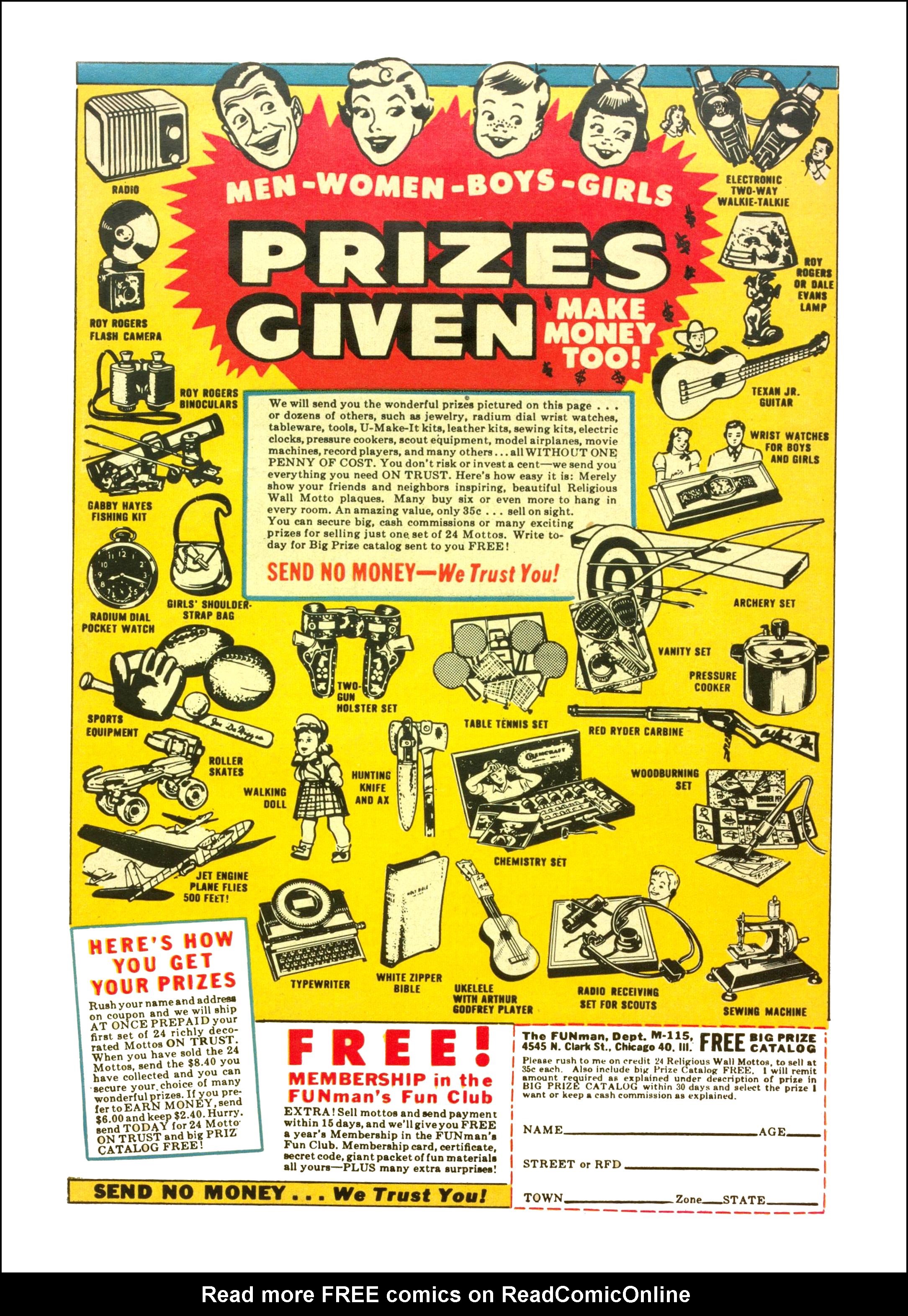 Read online Charles Starrett as The Durango Kid comic -  Issue #33 - 36