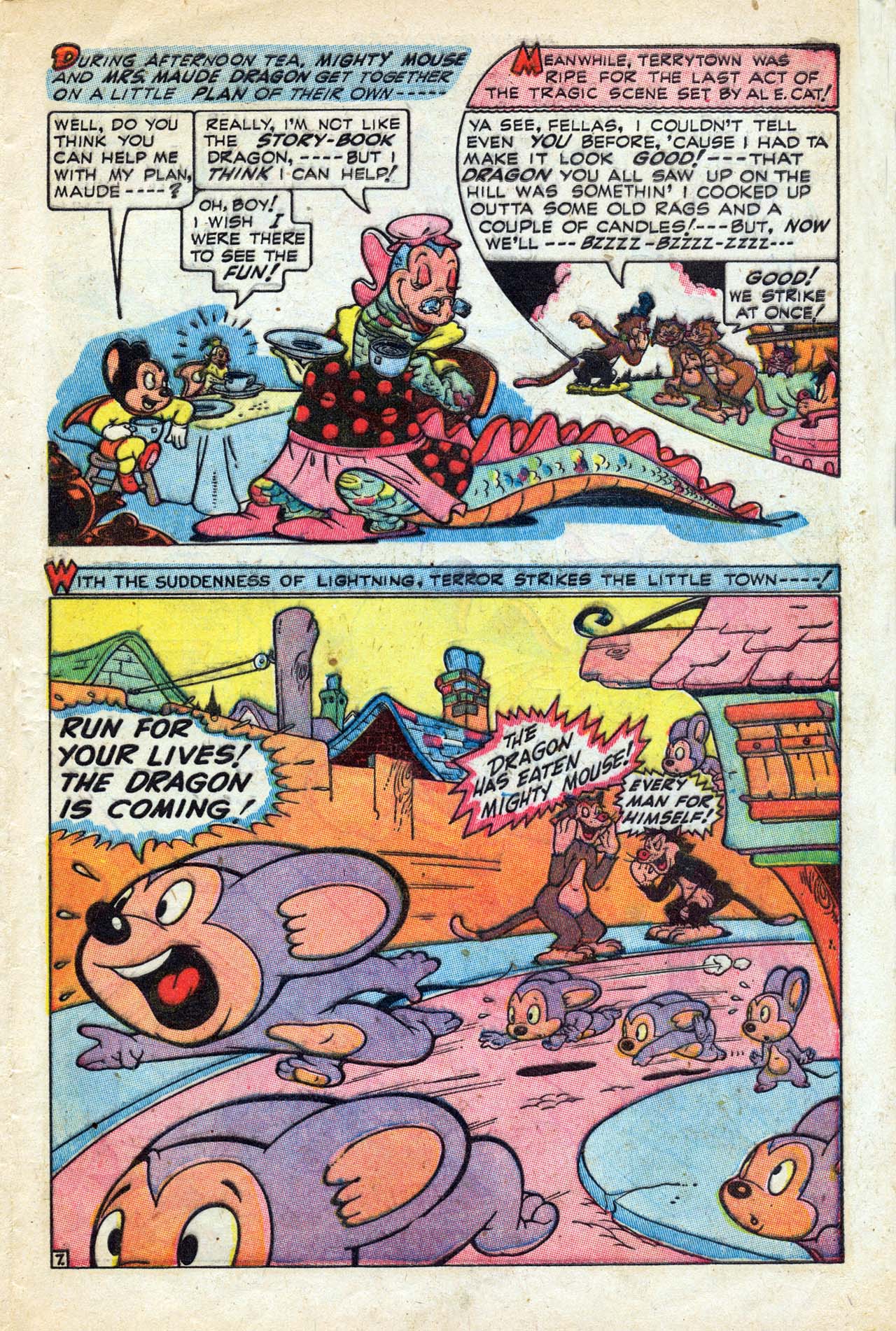 Read online Paul Terry's Mighty Mouse Comics comic -  Issue #2 - 9