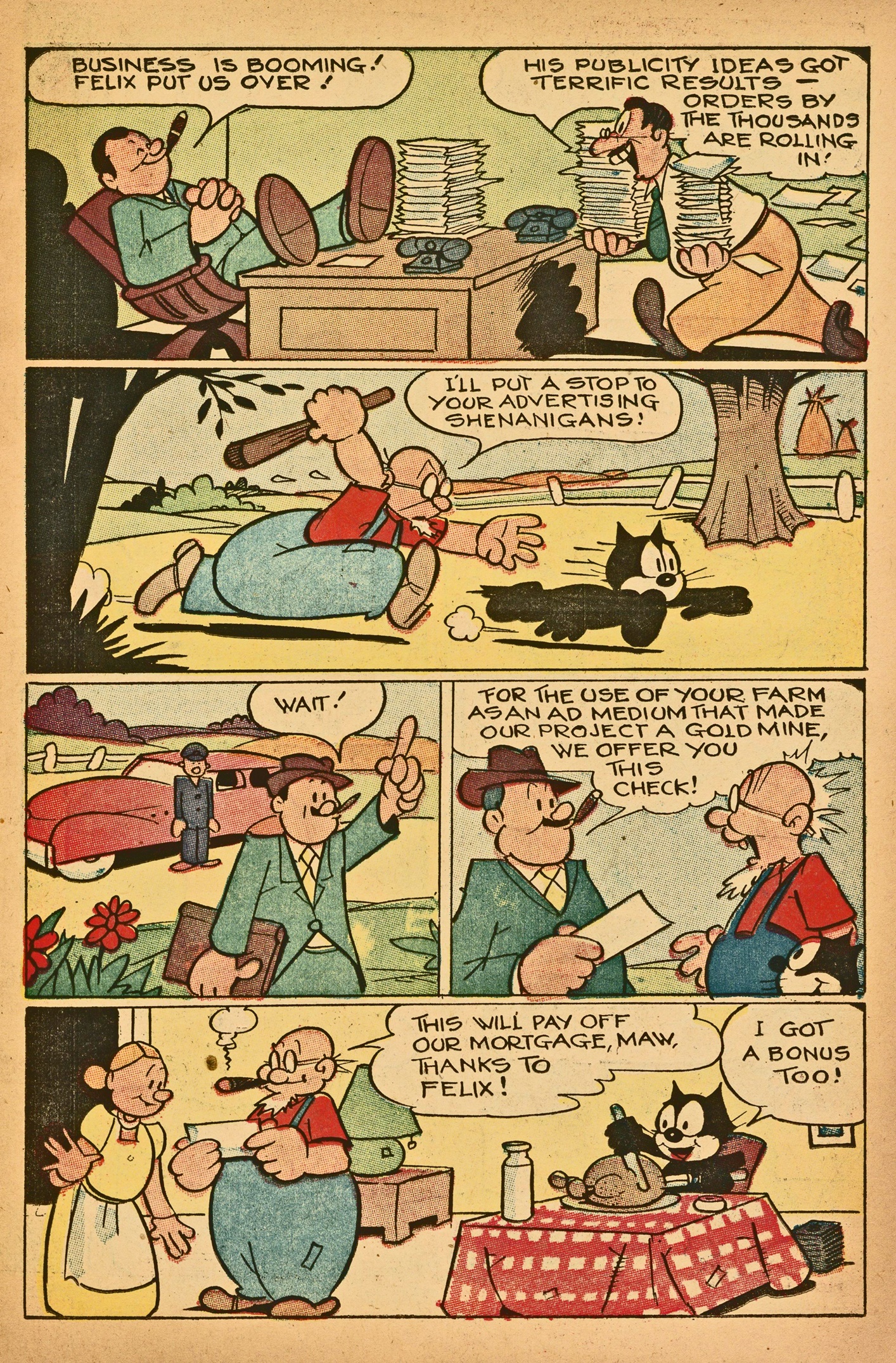 Read online Felix the Cat (1951) comic -  Issue #48 - 11