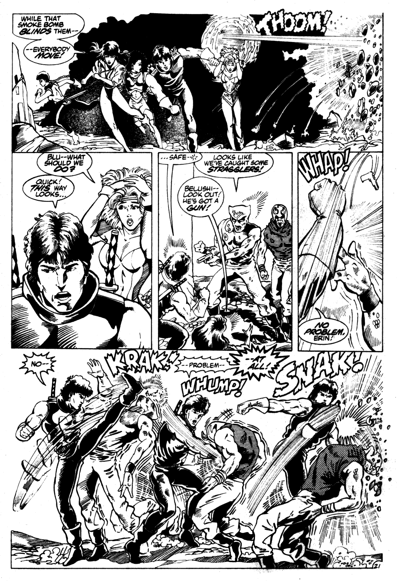 Read online Ex-Mutants (1986) comic -  Issue #7 - 27