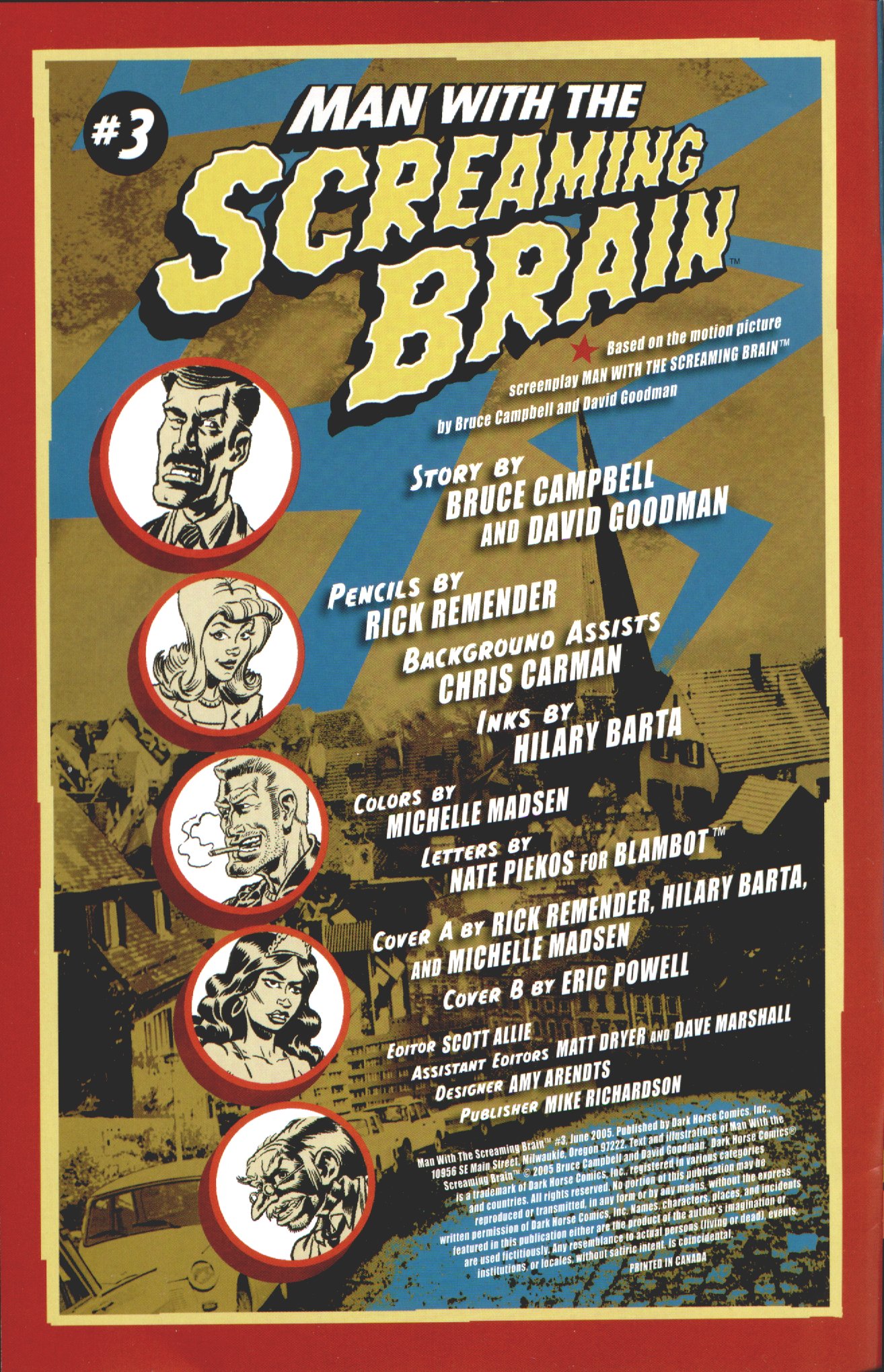 Read online Man With The Screaming Brain comic -  Issue #3 - 2