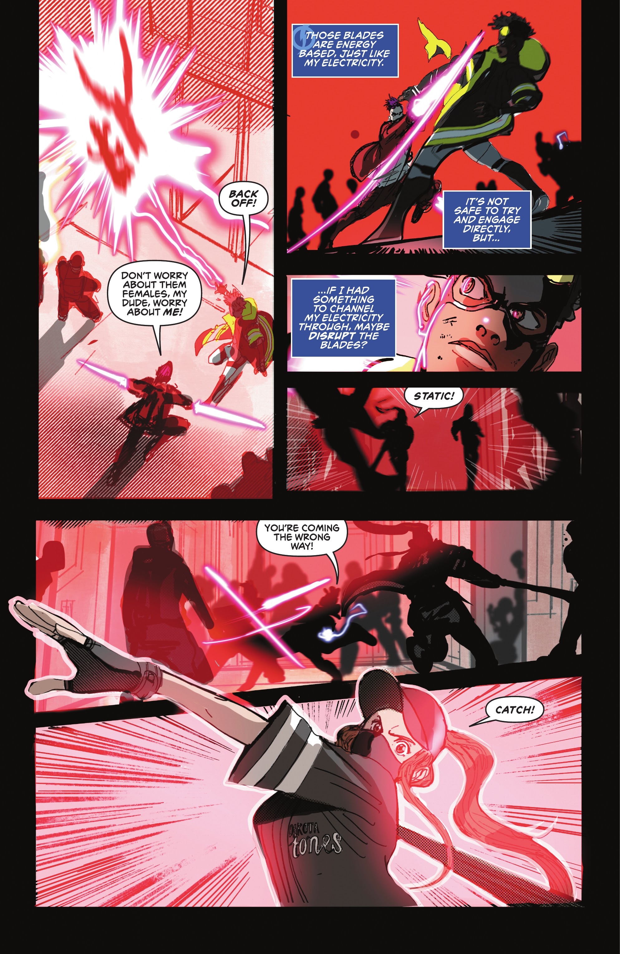 Read online Static: Season One comic -  Issue #6 - 9