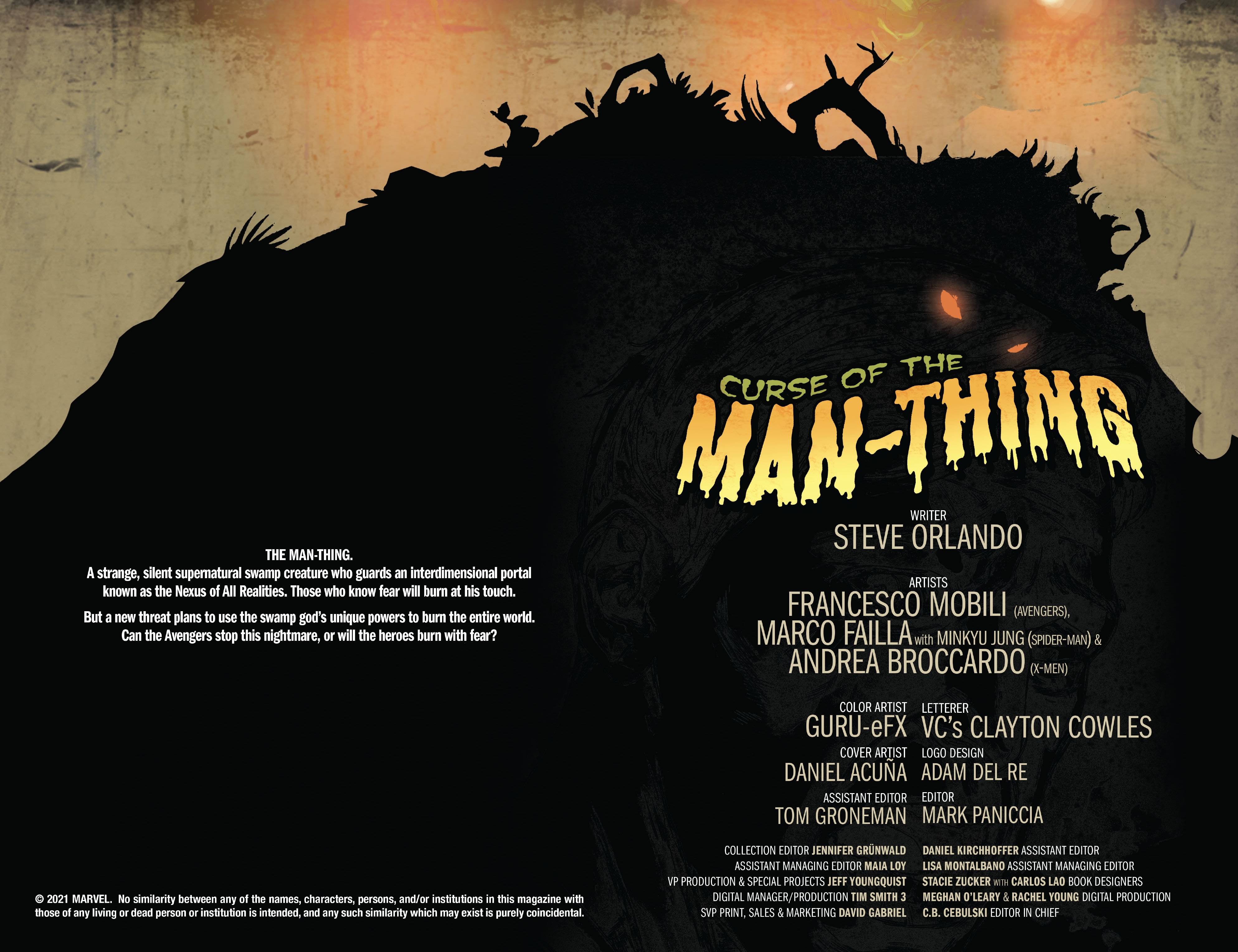 Read online Curse Of The Man-Thing comic -  Issue # _TPB - 3
