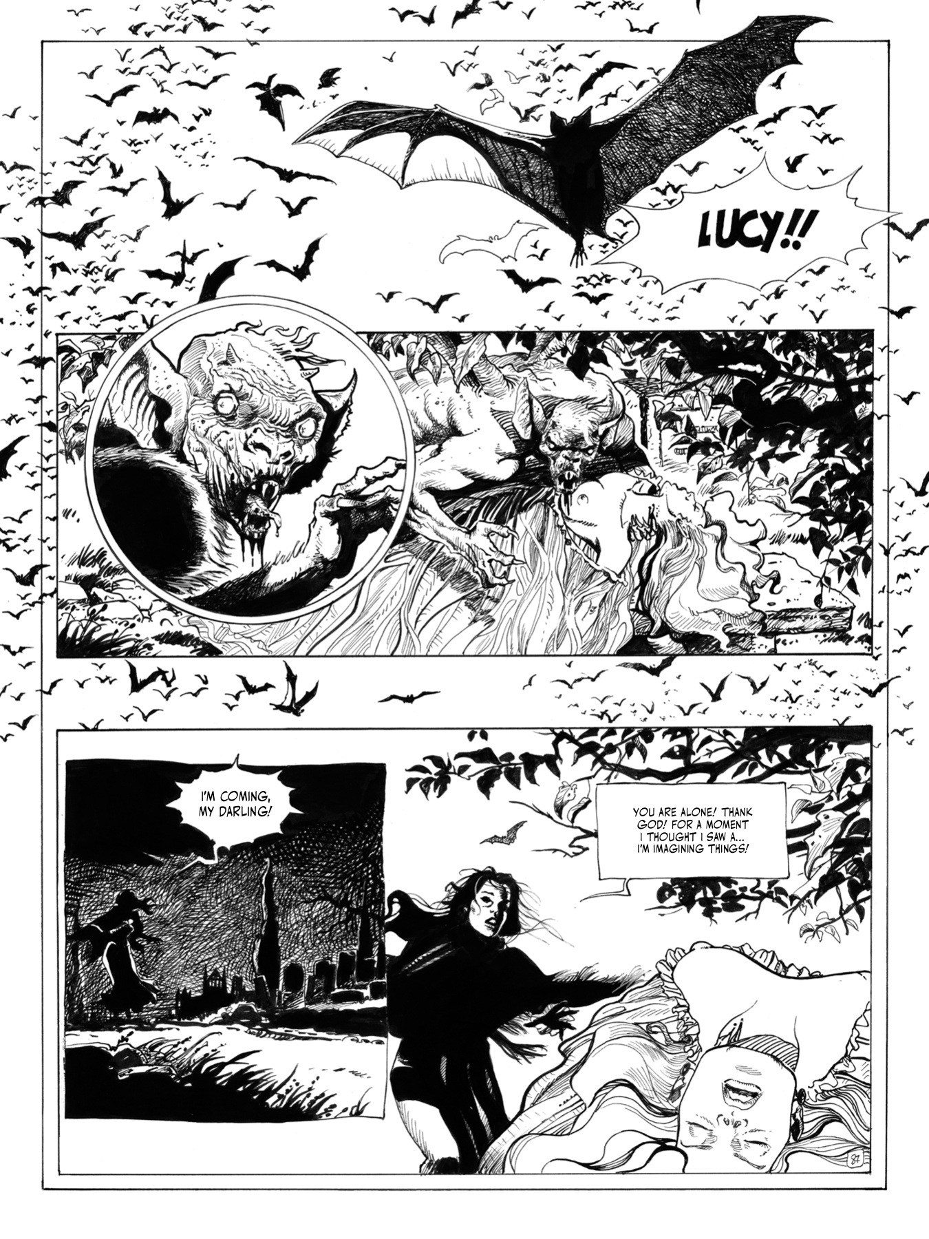 Read online Bram Stoker's Dracula by Georges Bess comic -  Issue # TPB (Part 1) - 84