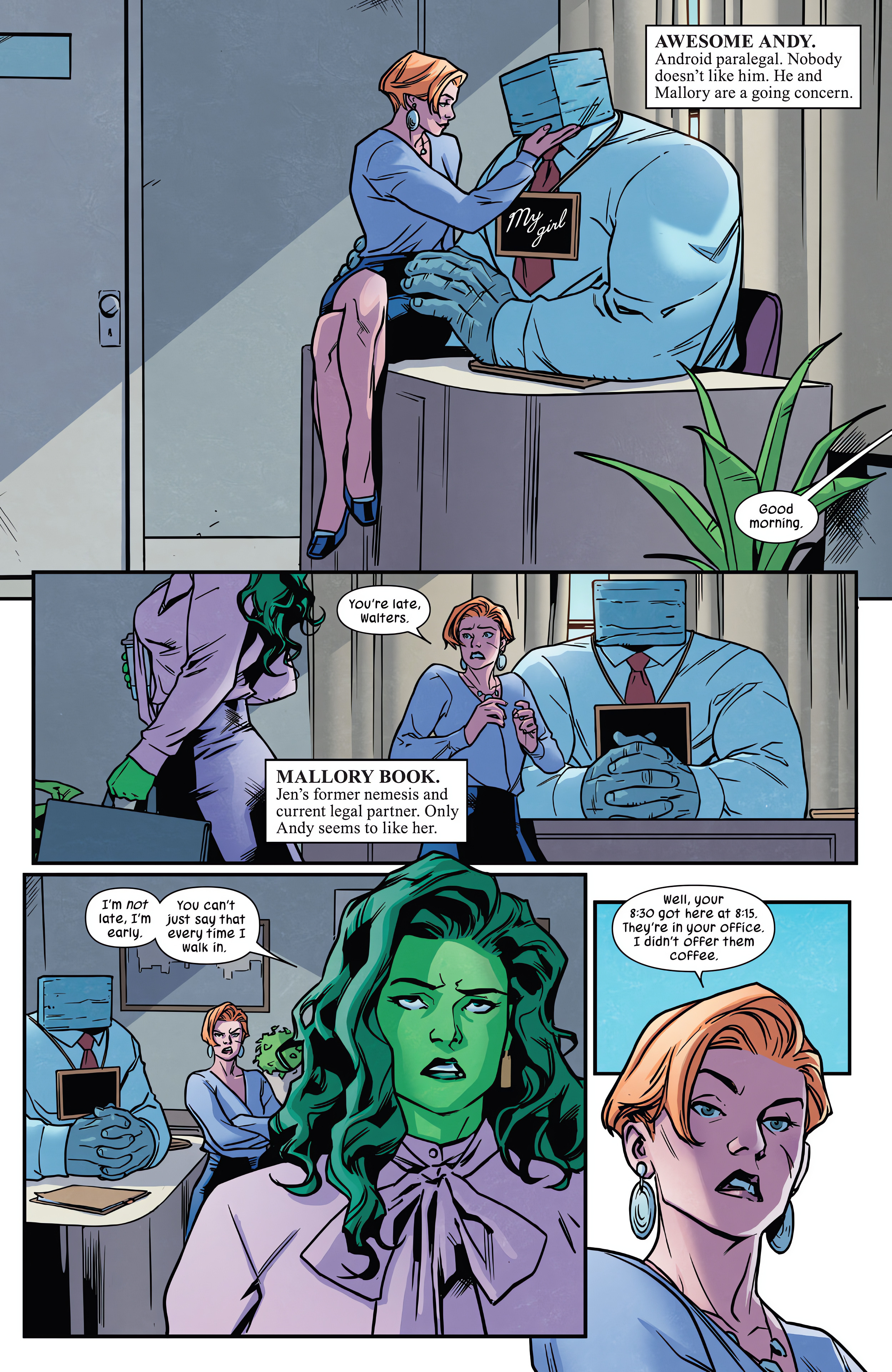 Read online Sensational She-Hulk comic -  Issue #1 - 9