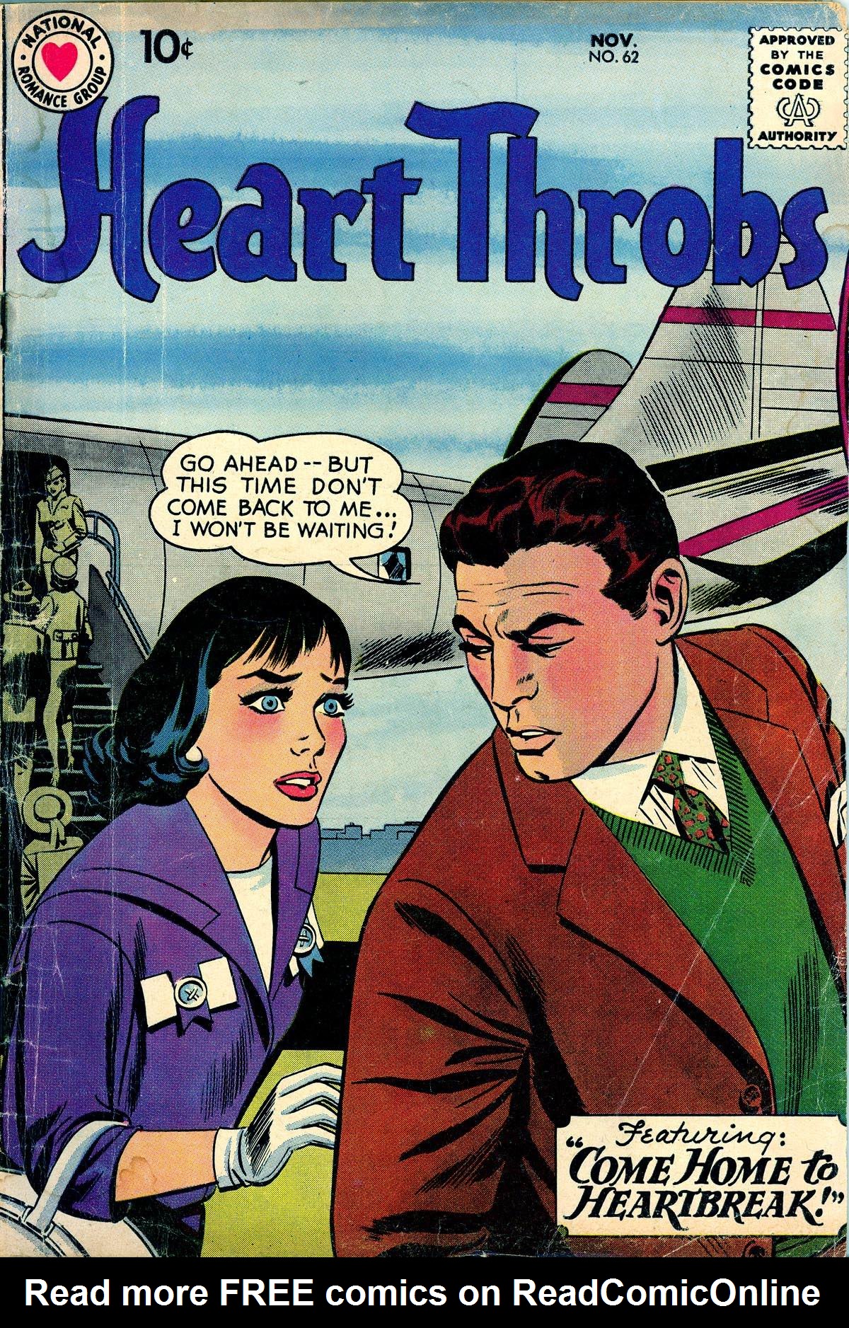 Read online Heart Throbs comic -  Issue #62 - 1