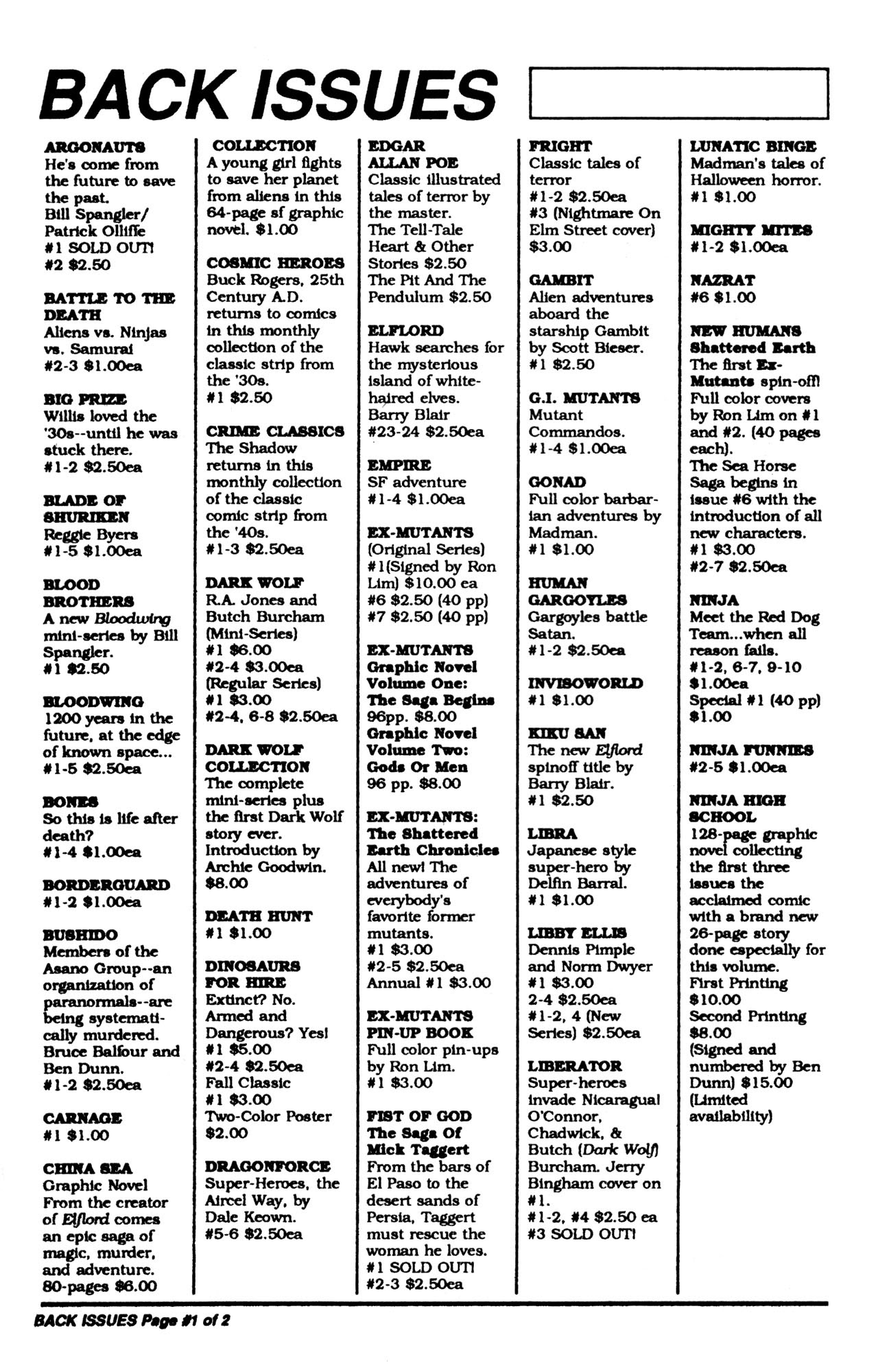 Read online Bloodbrothers comic -  Issue #2 - 31