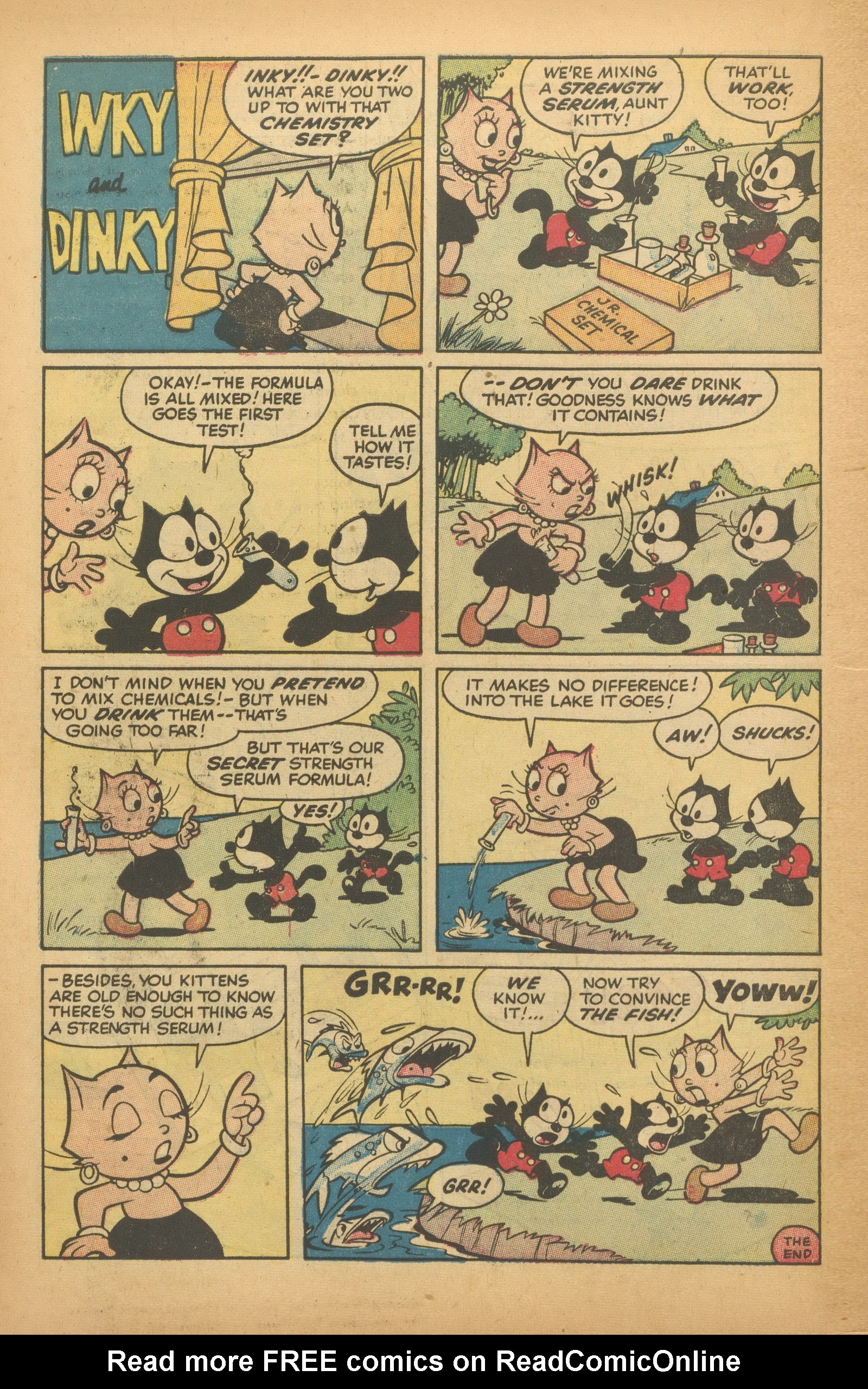 Read online Felix the Cat (1955) comic -  Issue #63 - 10