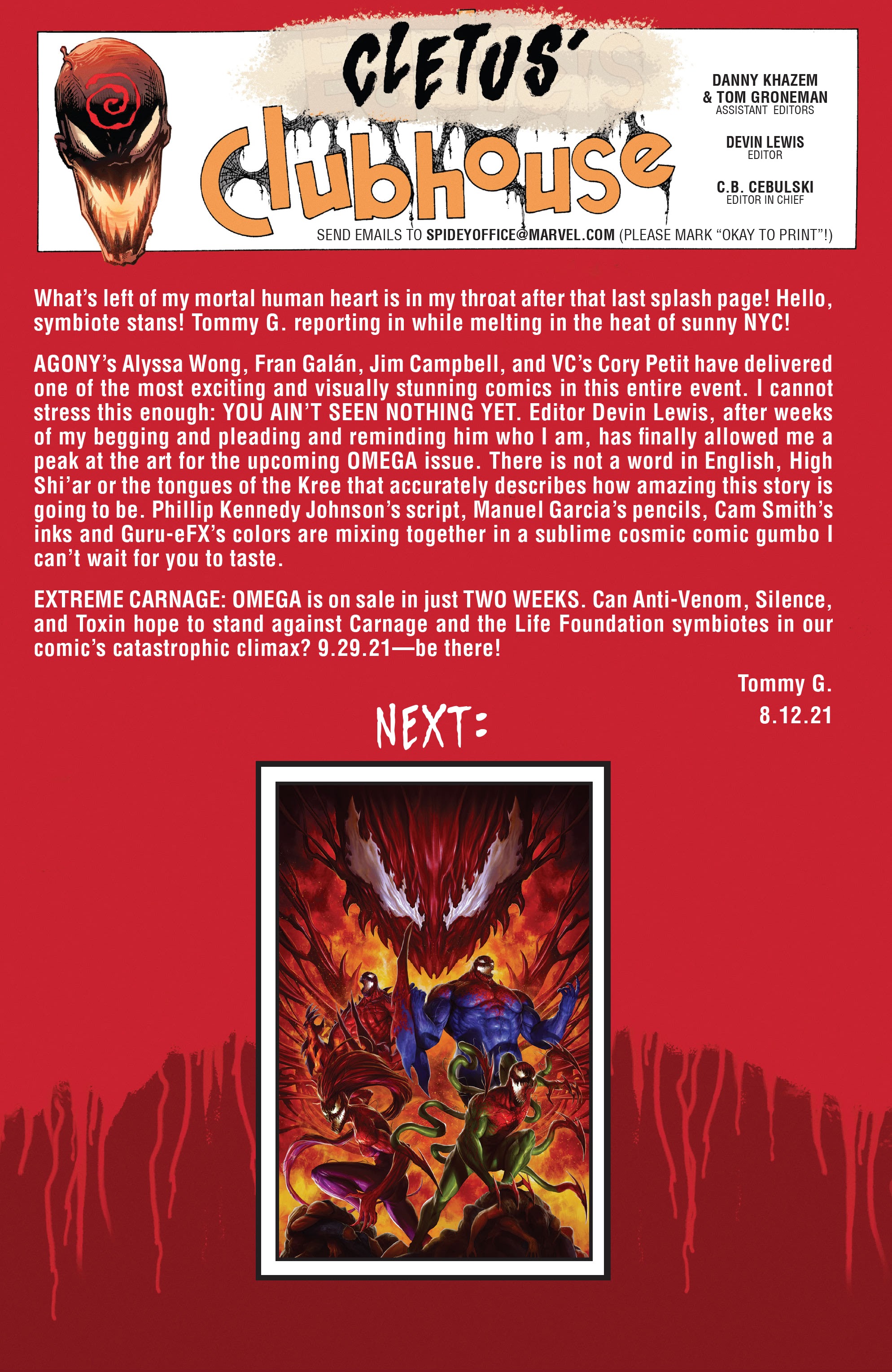 Read online Extreme Carnage comic -  Issue # Agony - 22