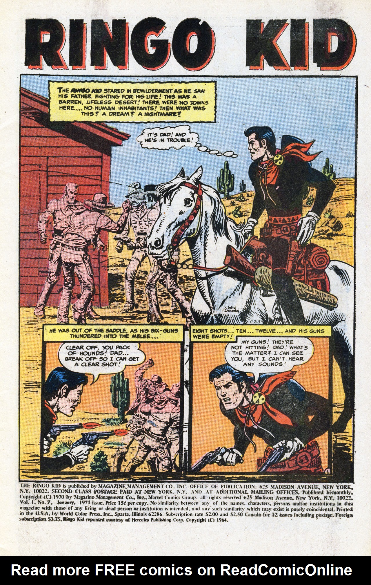 Read online Ringo Kid (1970) comic -  Issue #7 - 3