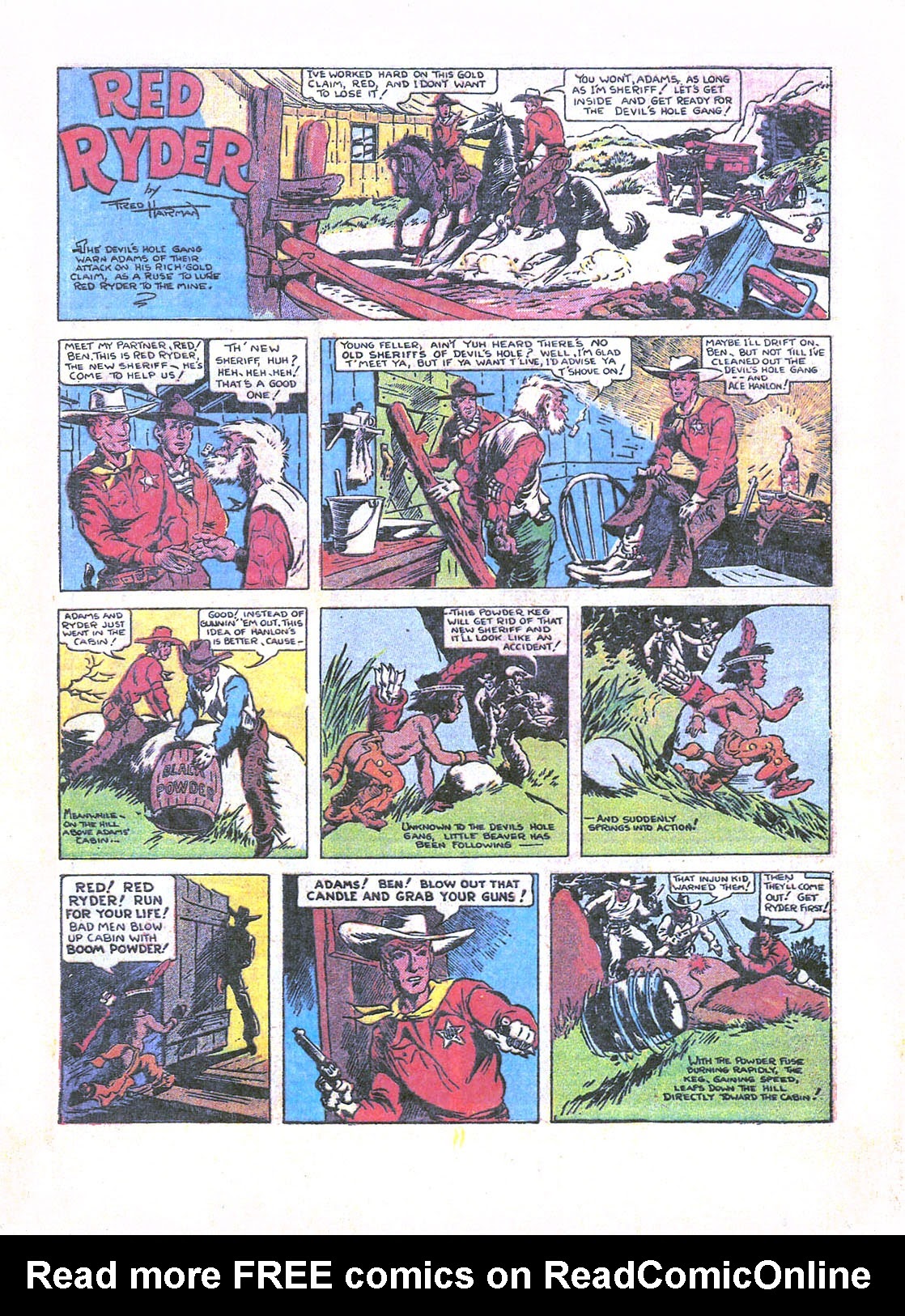 Read online Red Ryder Comics comic -  Issue # Full - 7