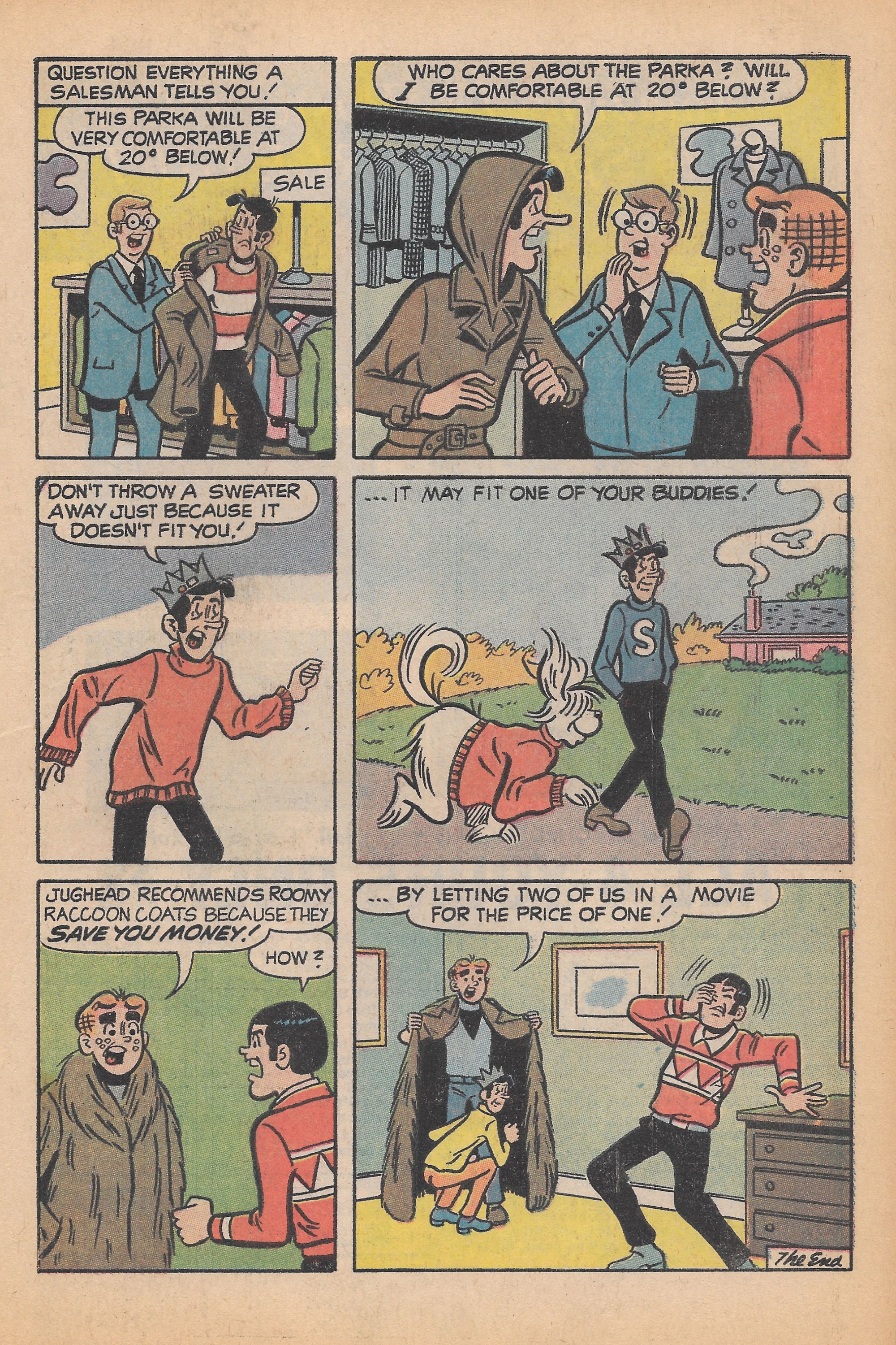 Read online Jughead's Jokes comic -  Issue #25 - 19