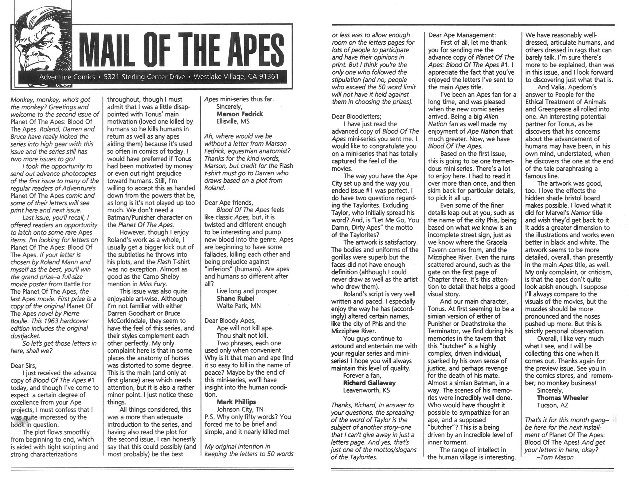 Read online Planet of the Apes: Blood of the Apes comic -  Issue #2 - 28