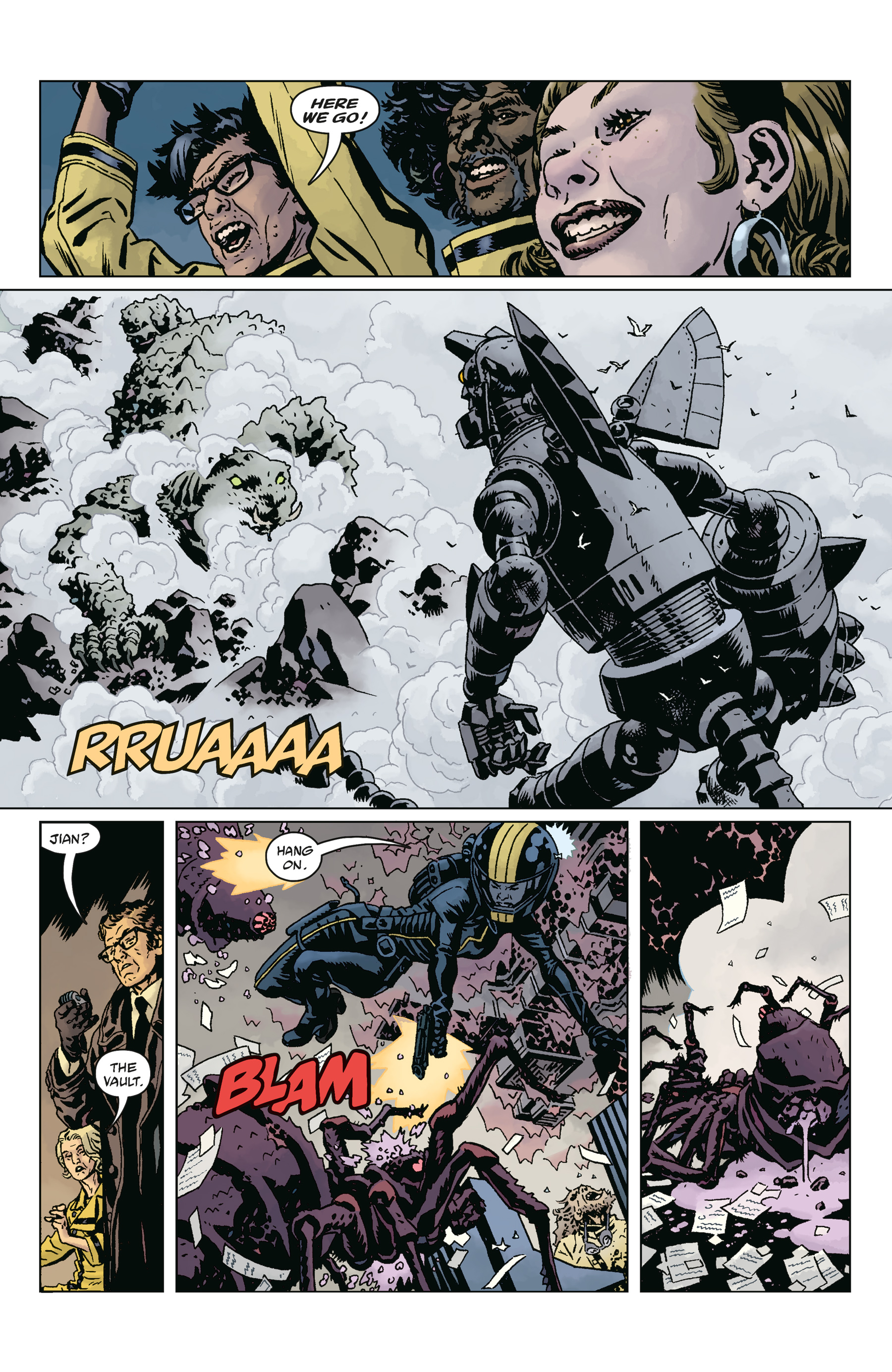 Read online Giant Robot Hellboy comic -  Issue #1 - 19