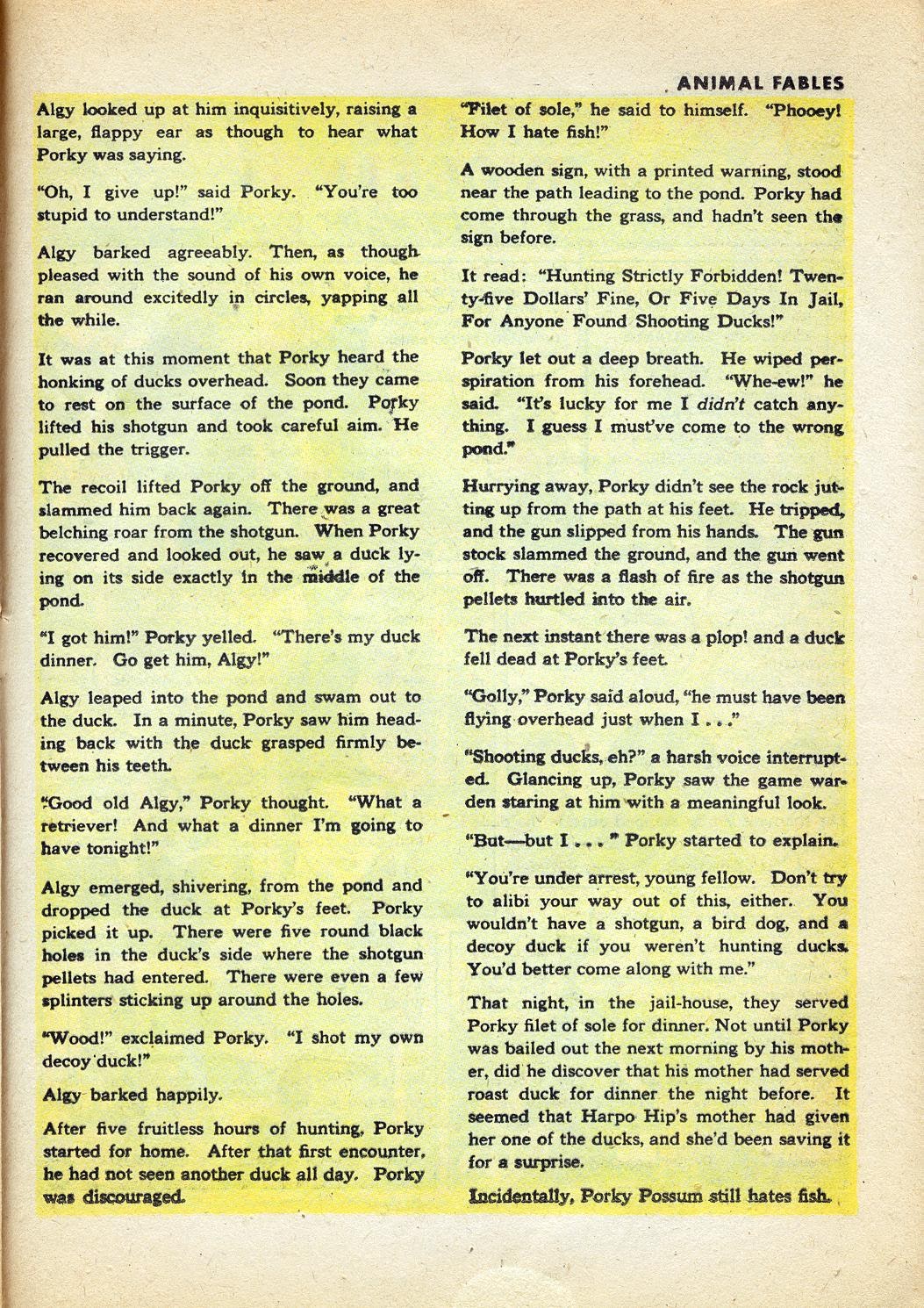 Read online Animal Fables comic -  Issue #2 - 26