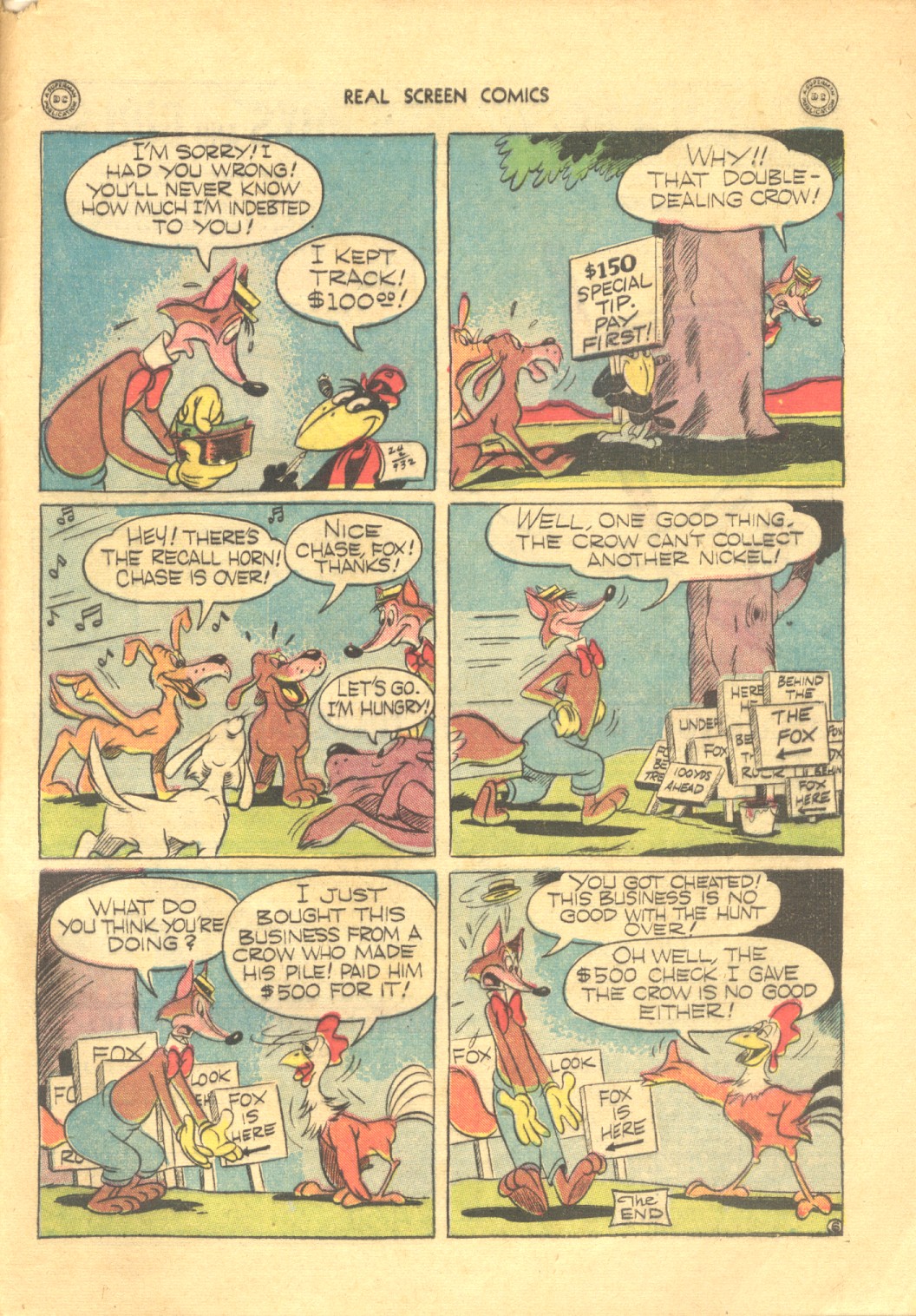 Read online Real Screen Comics comic -  Issue #7 - 49