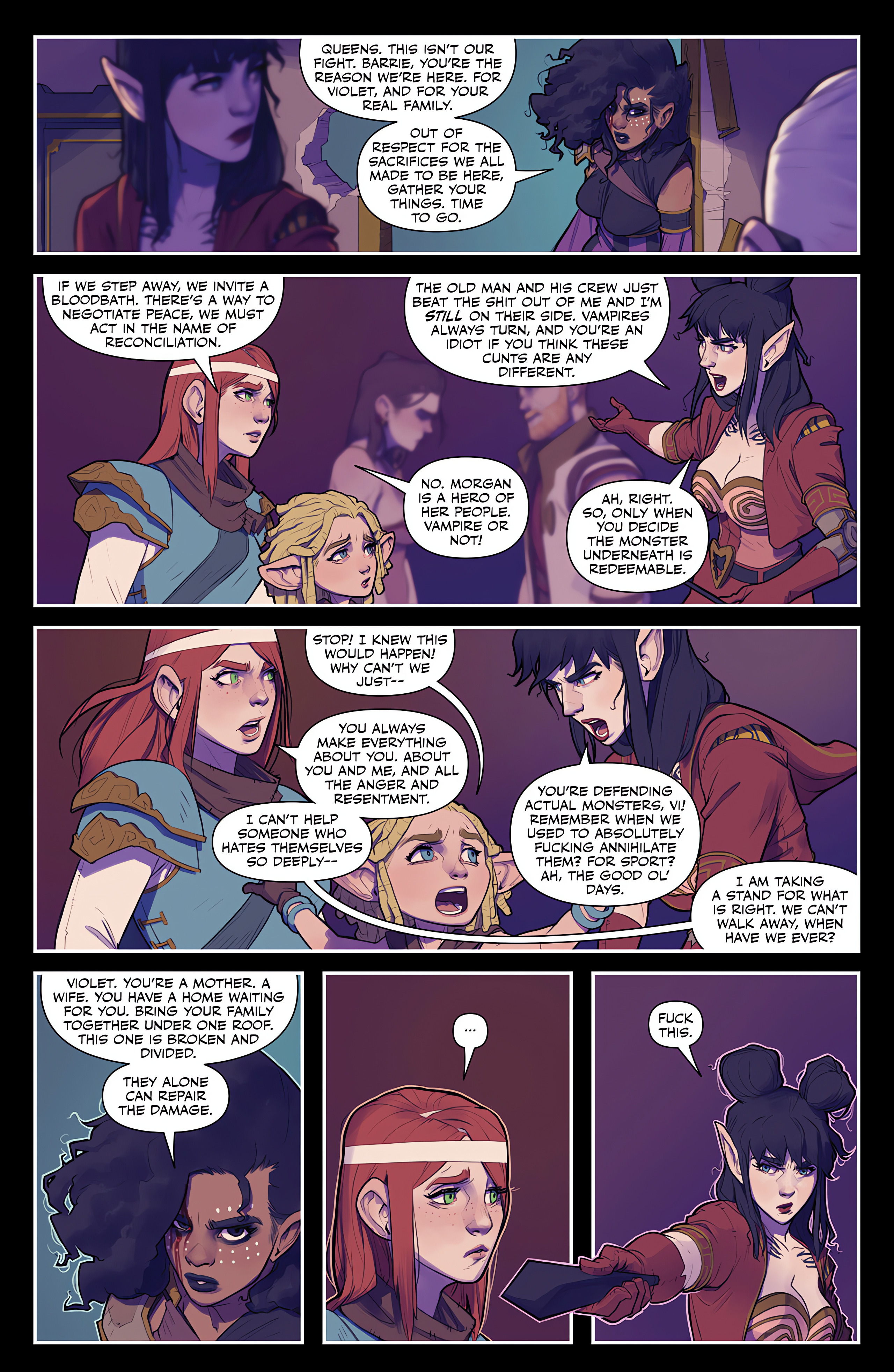 Read online Rat Queens: Sisters Warriors Queens comic -  Issue # TPB - 55