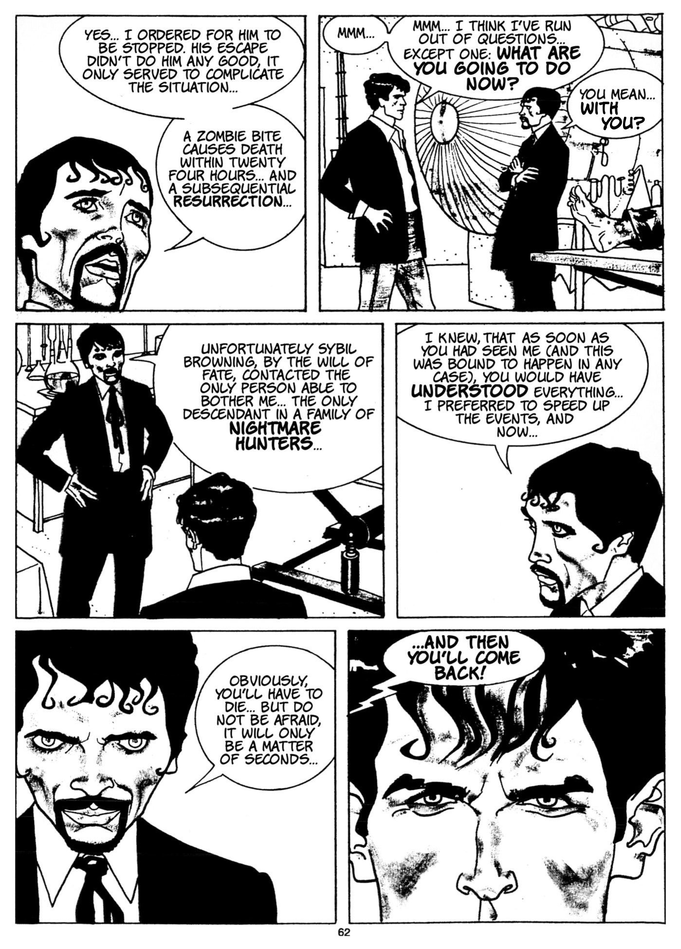 Read online Dylan Dog (1986) comic -  Issue #1 - 62