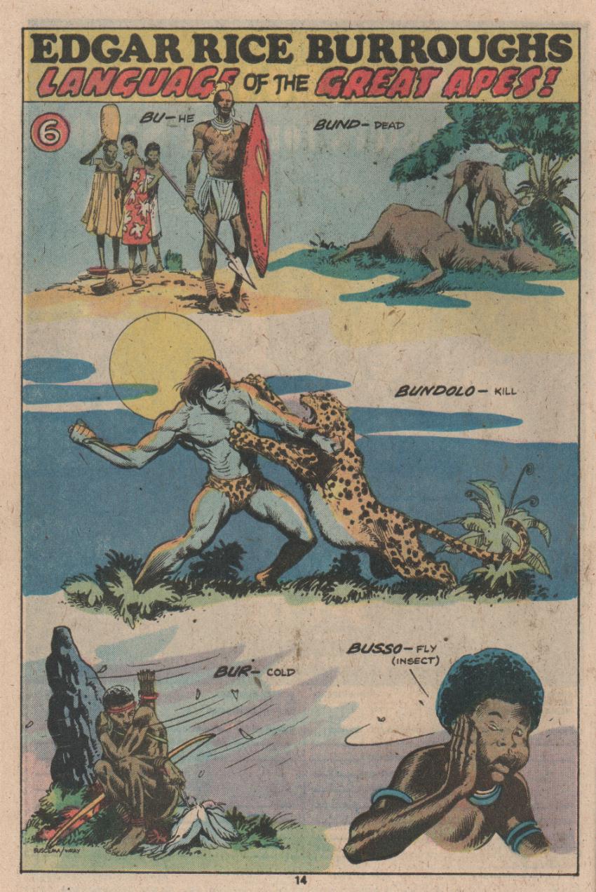Read online Tarzan (1977) comic -  Issue #8 - 9