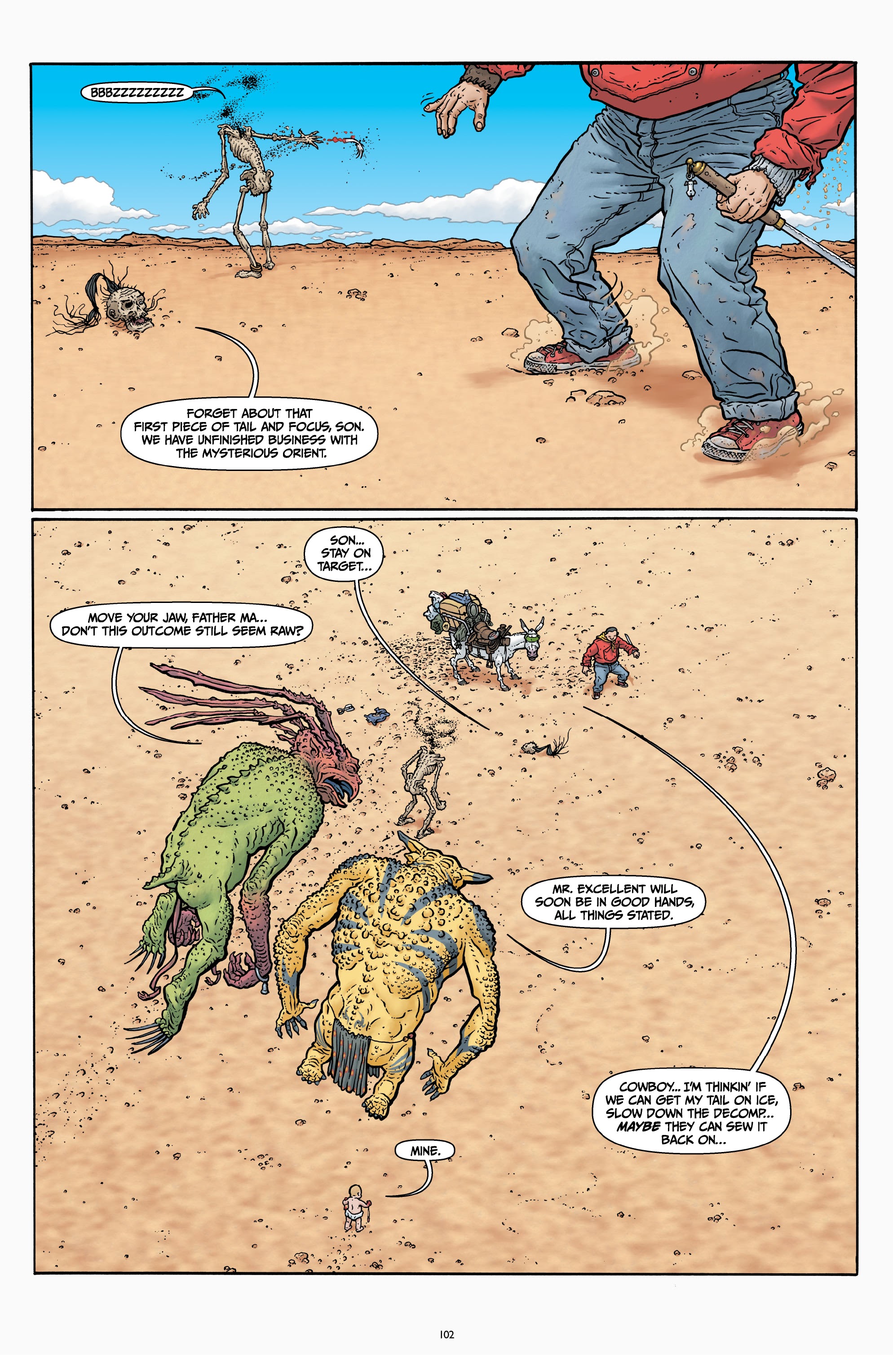 Read online Shaolin Cowboy comic -  Issue # _Start Trek (Part 1) - 81