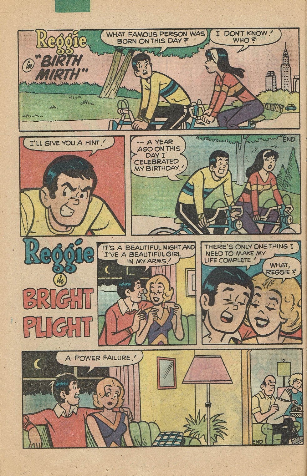 Read online Reggie's Wise Guy Jokes comic -  Issue #52 - 16