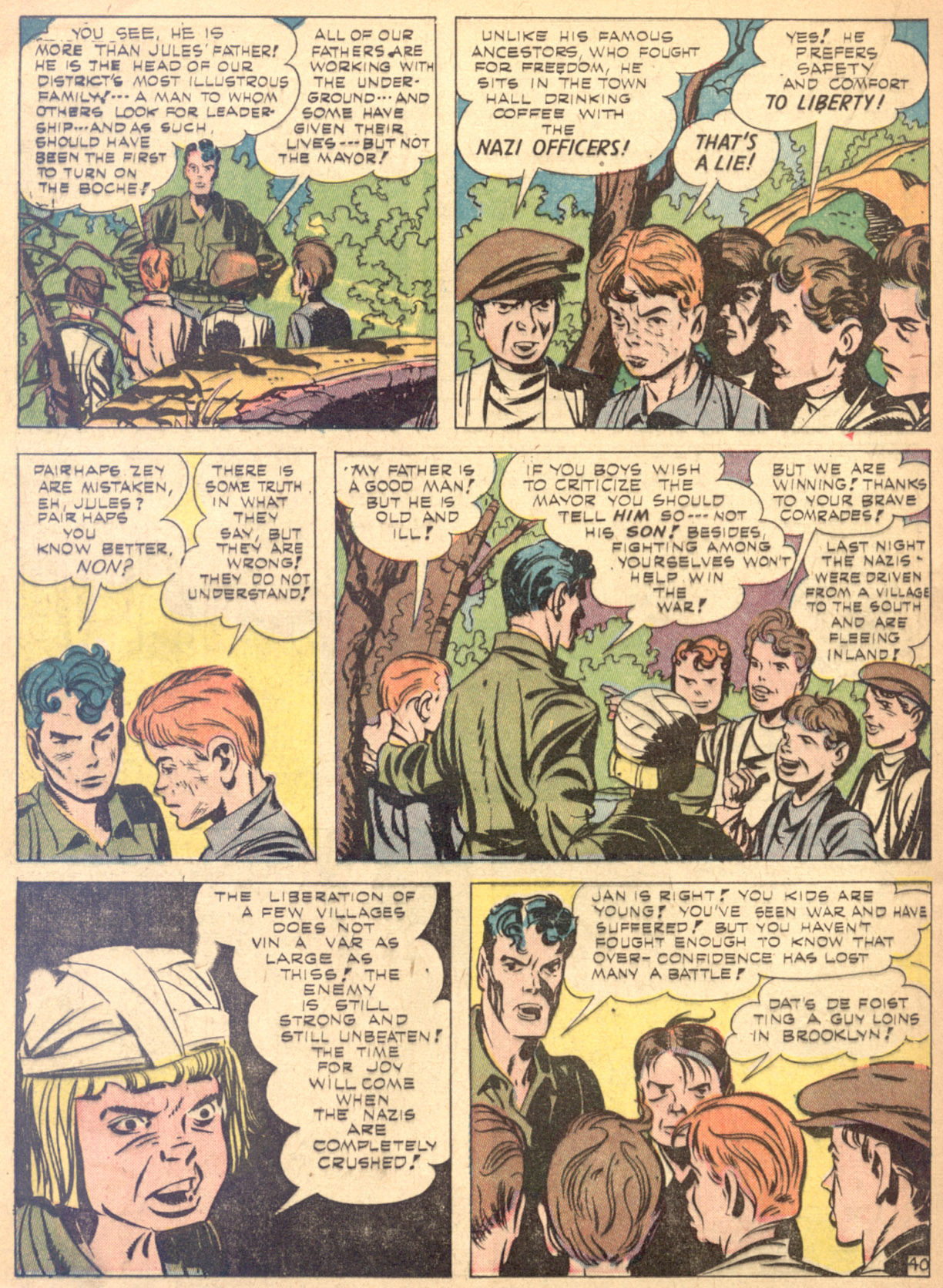 Read online Boy Commandos comic -  Issue #4 - 41