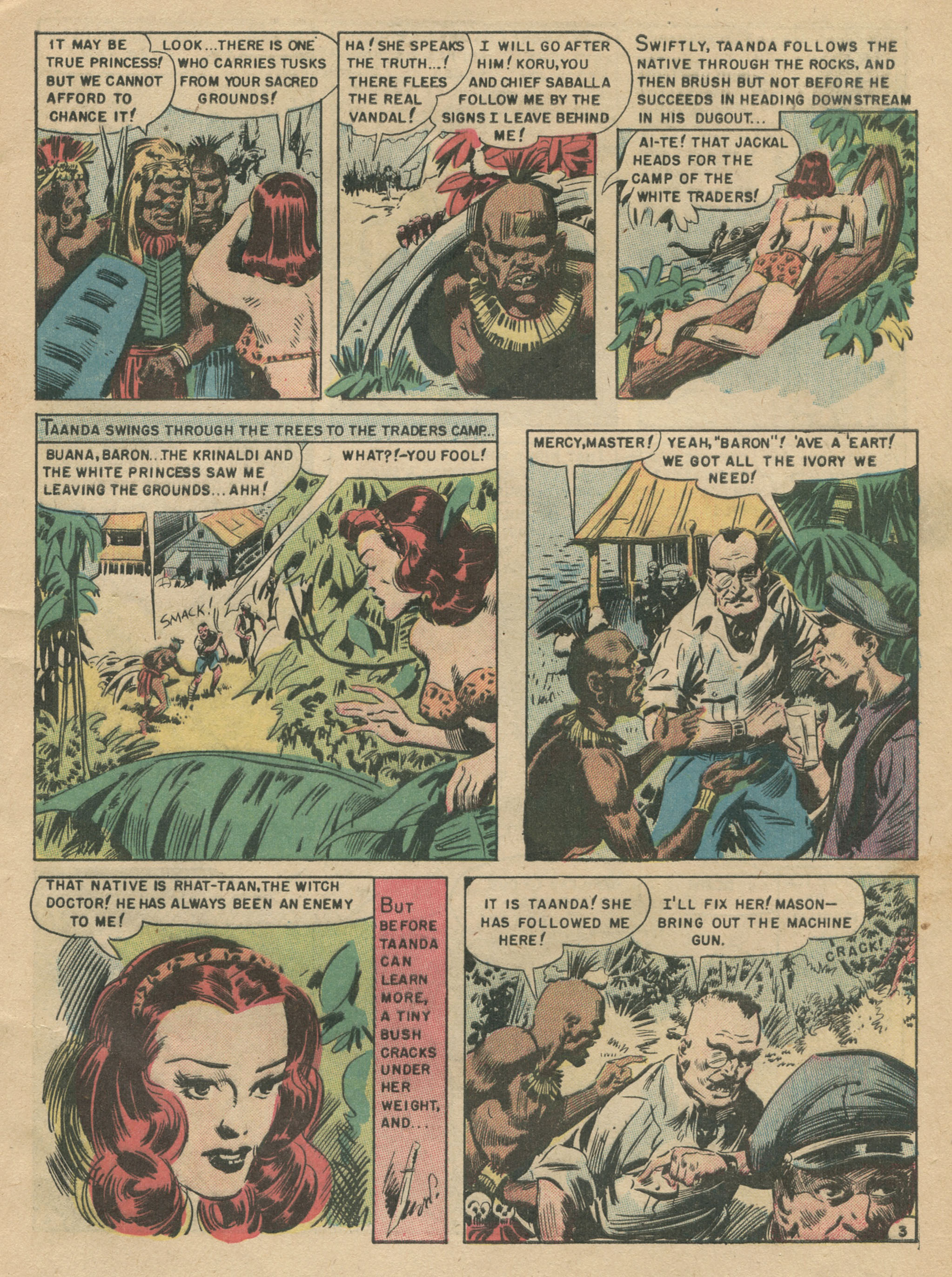 Read online Taanda White Princess of the Jungle comic -  Issue #2 - 5