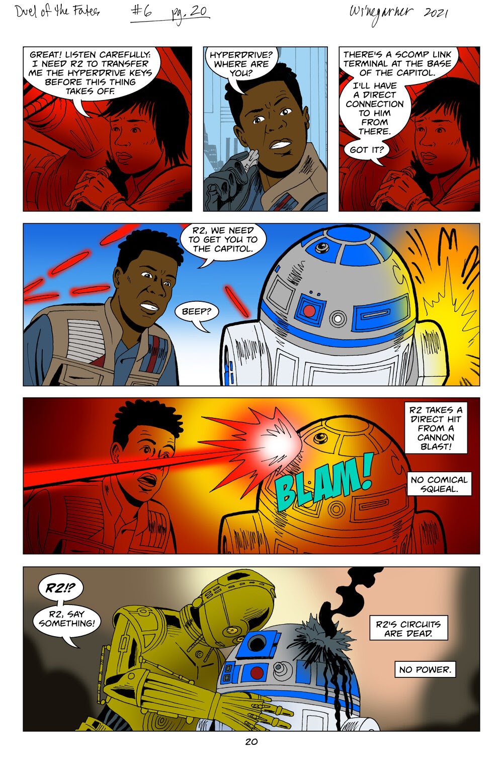 Read online Star Wars: Duel of the Fates comic -  Issue #6 - 19