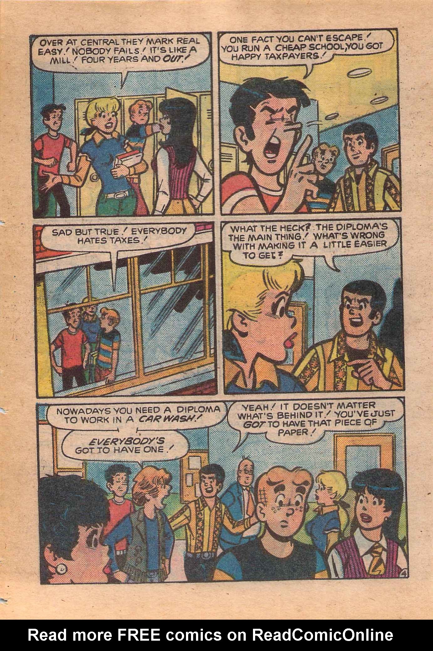 Read online Archie's Double Digest Magazine comic -  Issue #34 - 216