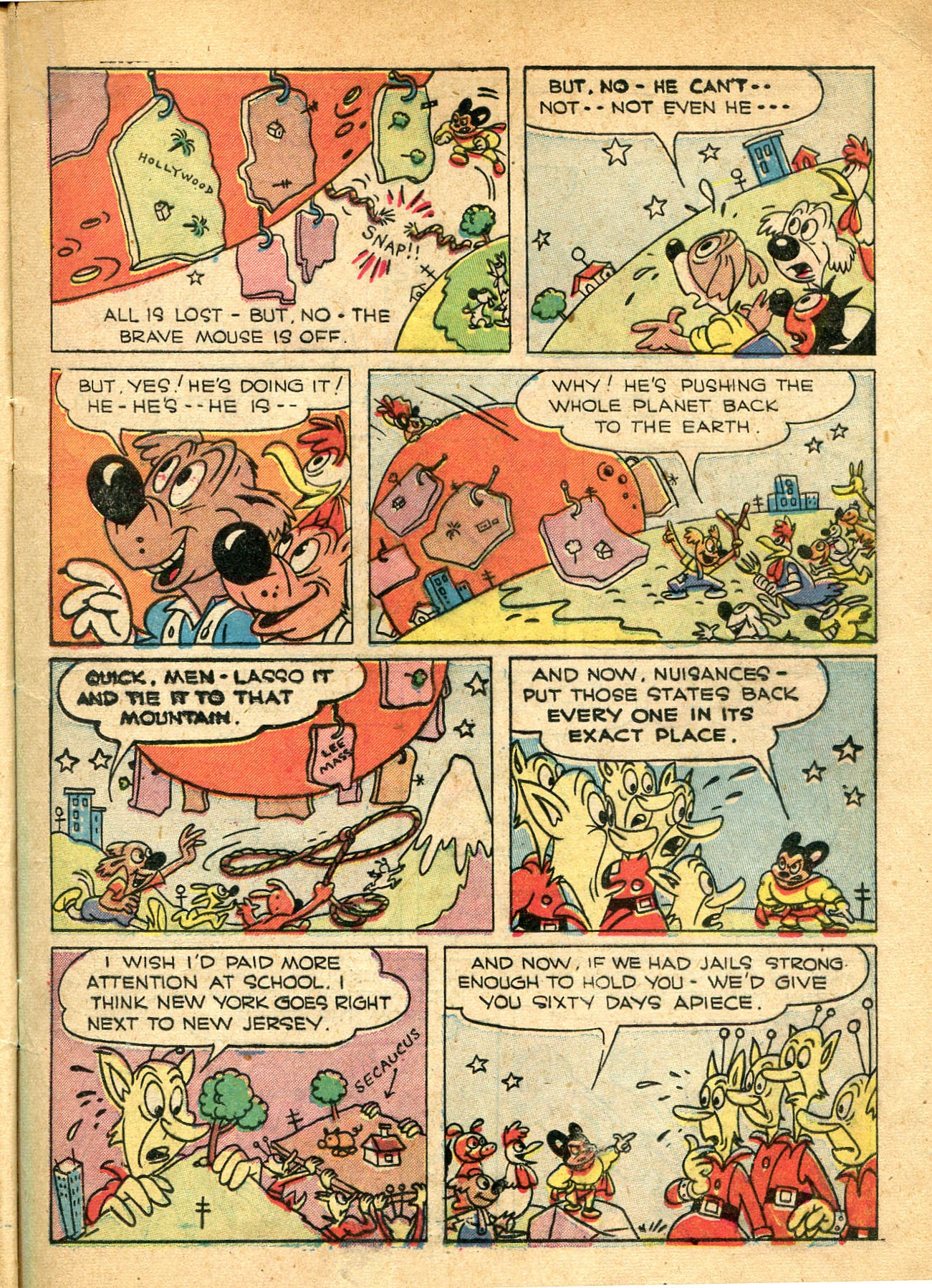 Read online Paul Terry's Mighty Mouse Comics comic -  Issue #23 - 17