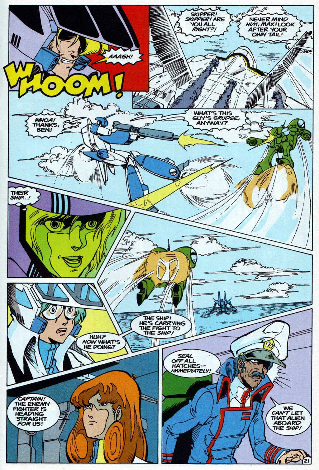 Read online Robotech The Macross Saga comic -  Issue #18 - 22