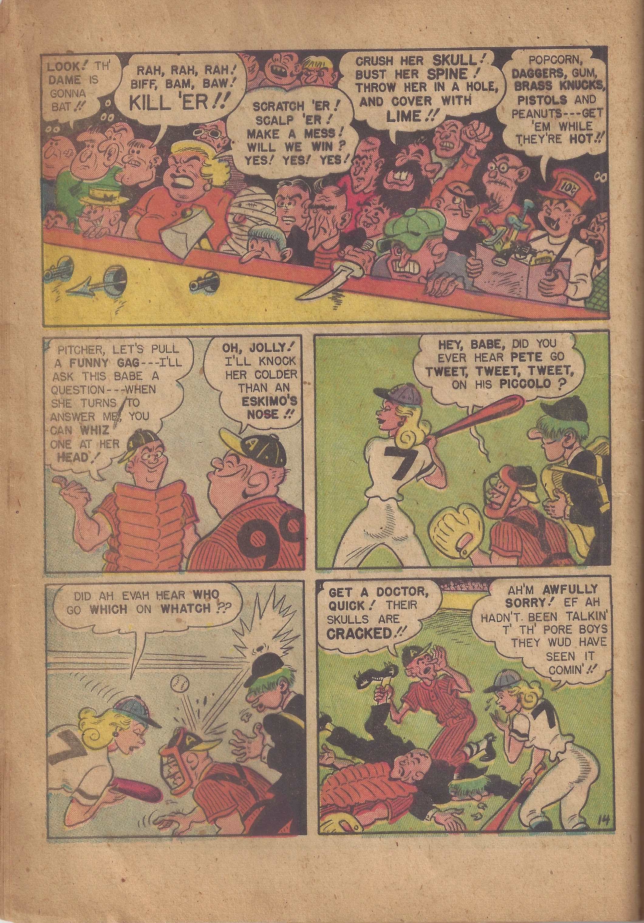 Read online Babe (1948) comic -  Issue #6 - 16