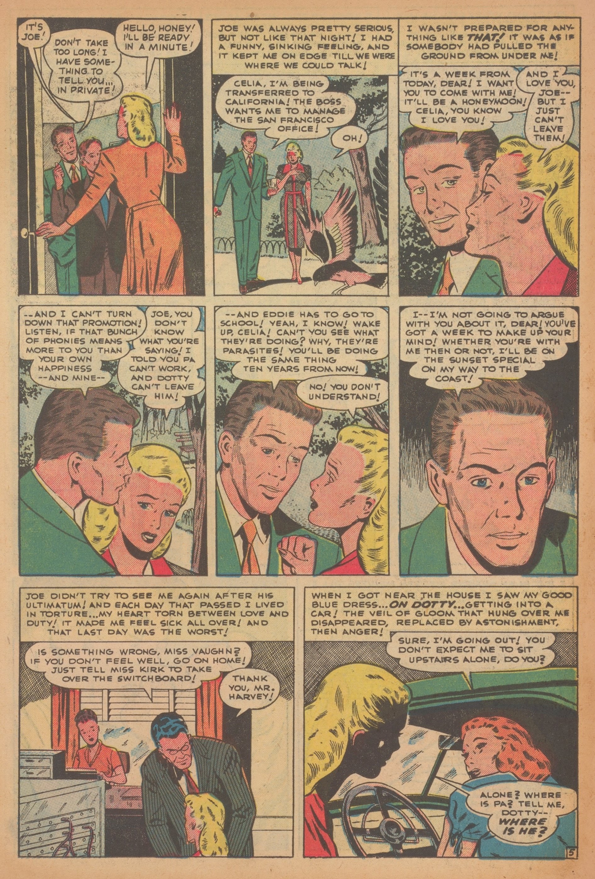 Read online Love Romances comic -  Issue #24 - 15