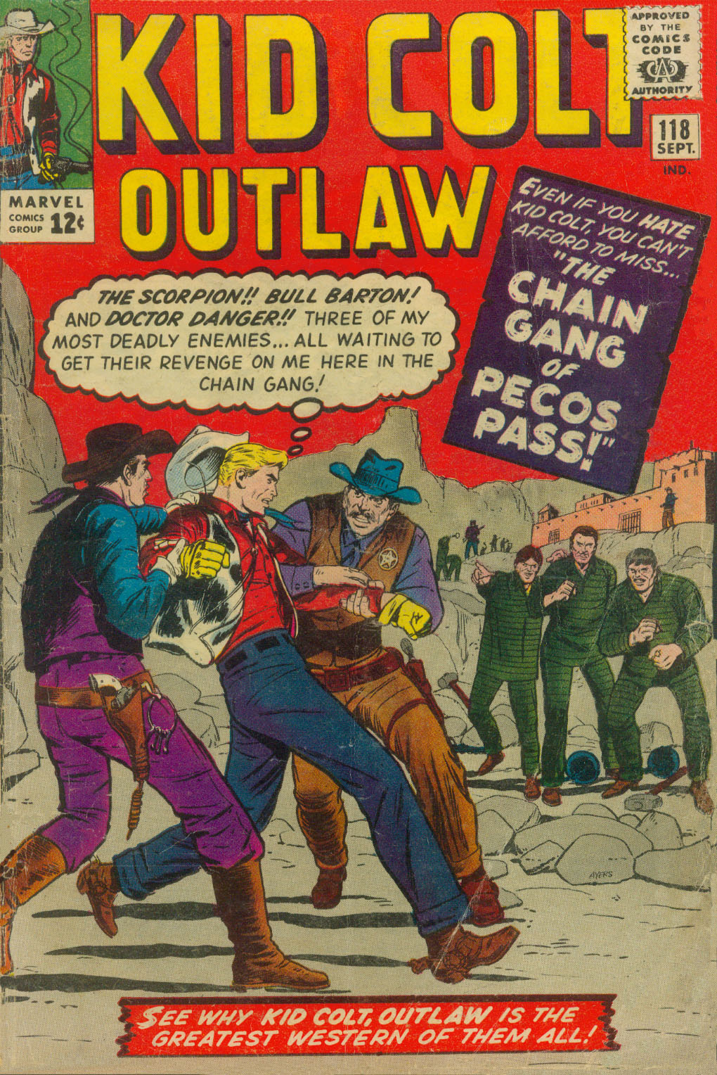 Read online Kid Colt Outlaw comic -  Issue #118 - 1