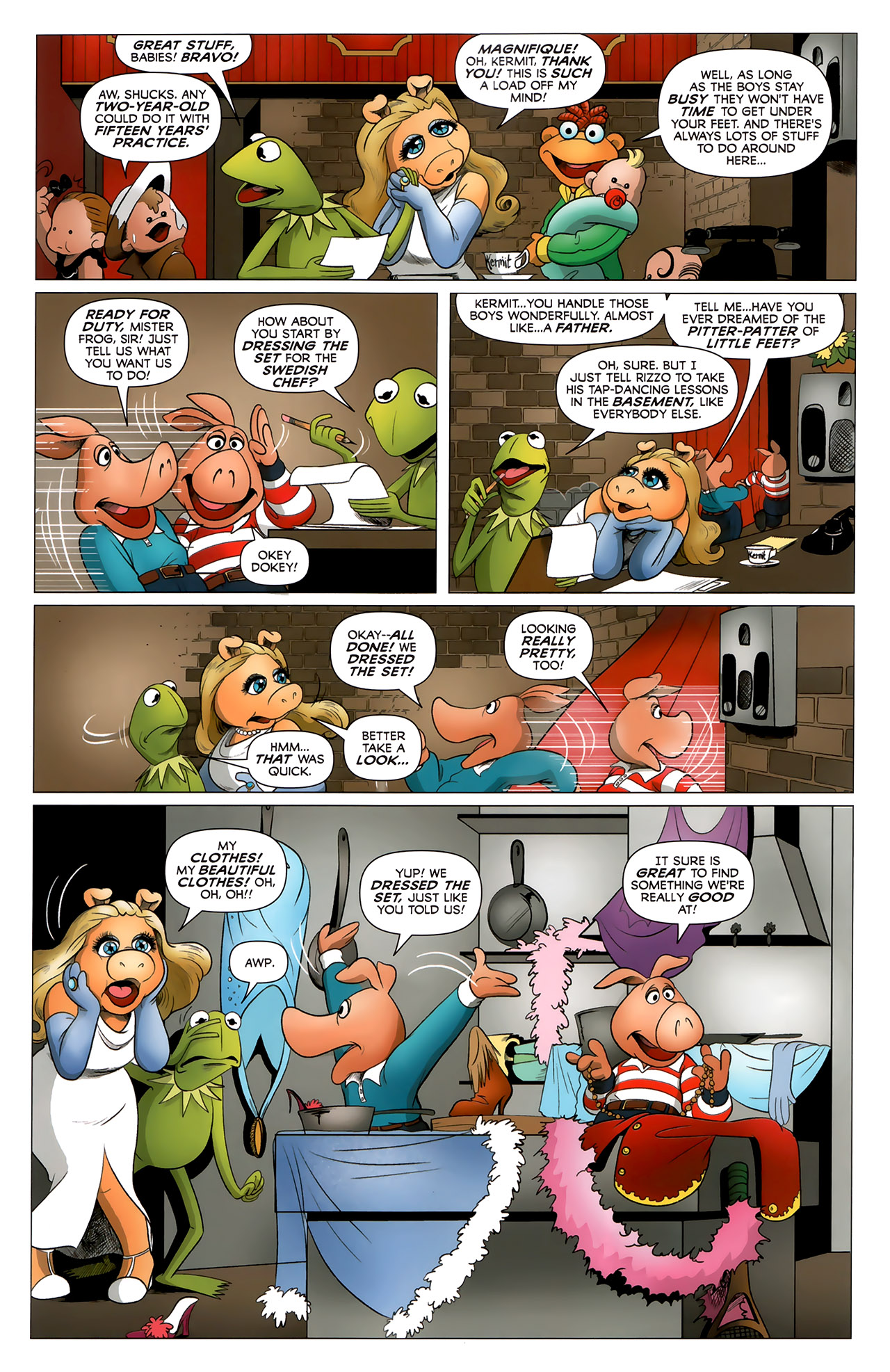 Read online The Muppet Show: The Comic Book comic -  Issue #5 - 9