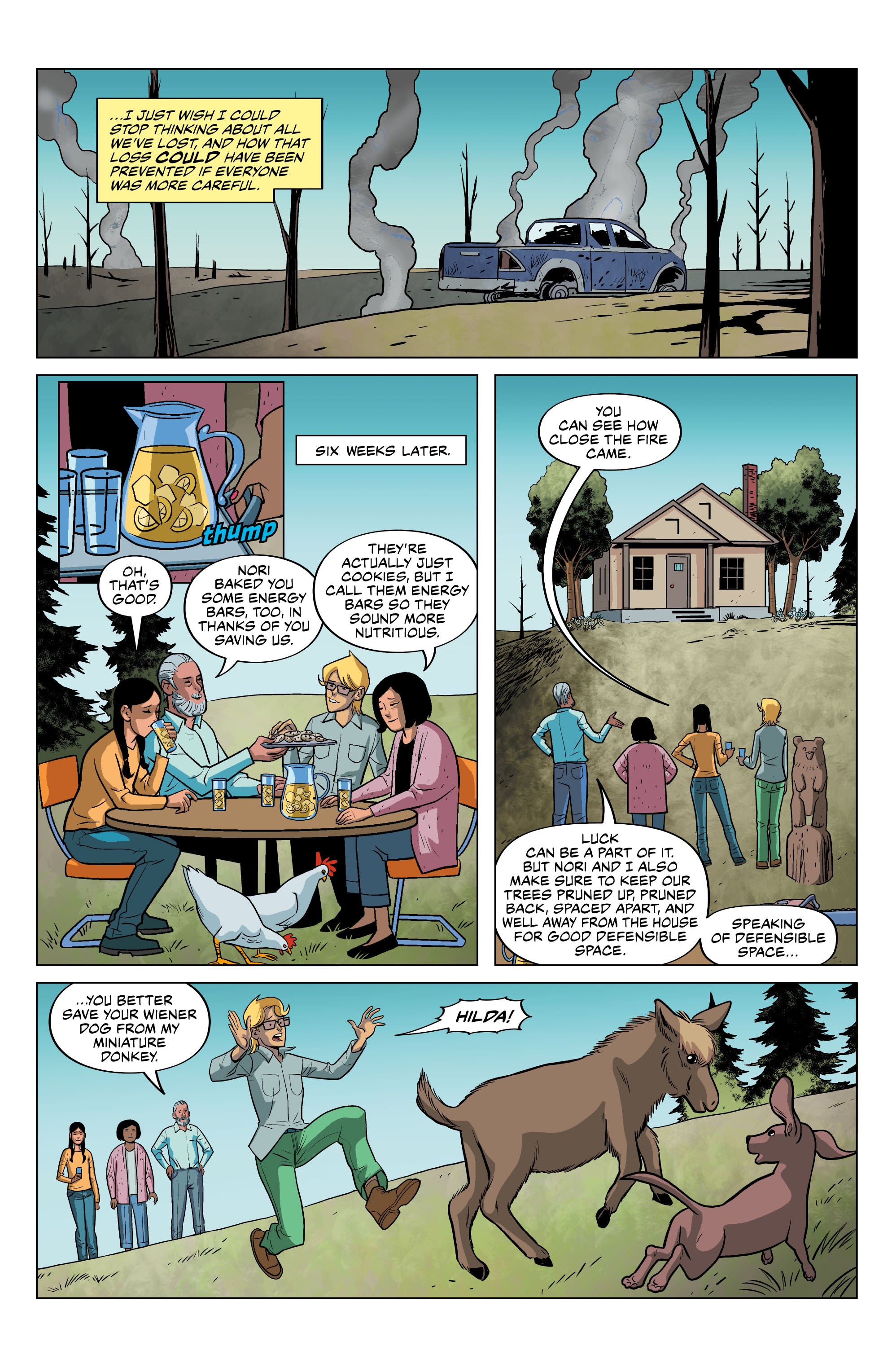 Read online Without Warning! comic -  Issue # Wildfire Safety - 12