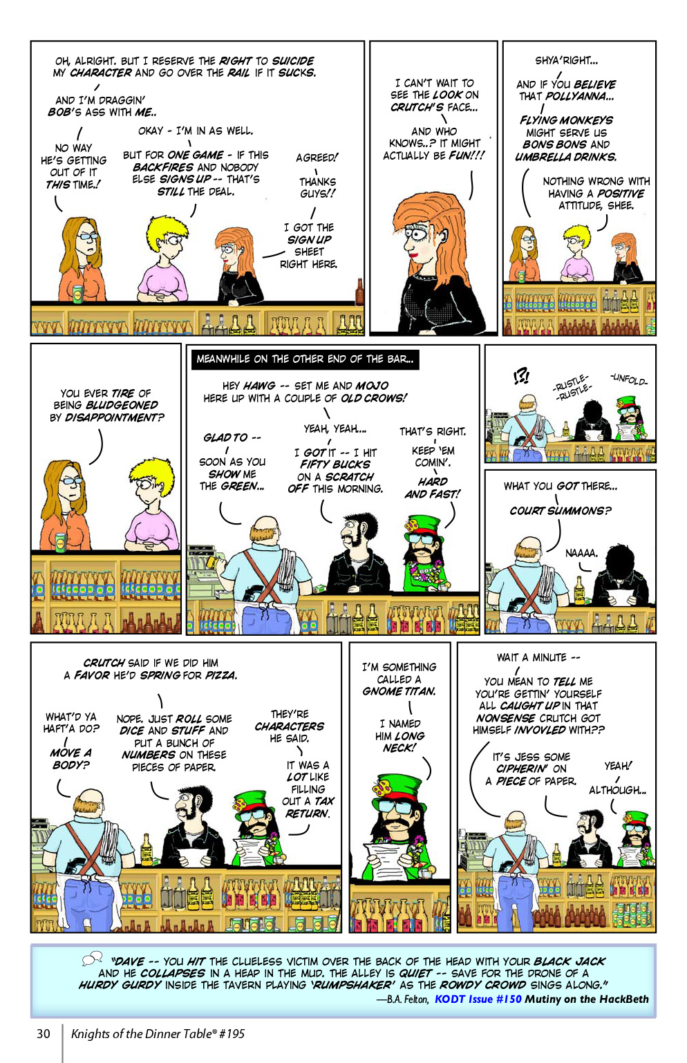 Read online Knights of the Dinner Table comic -  Issue #195 - 32