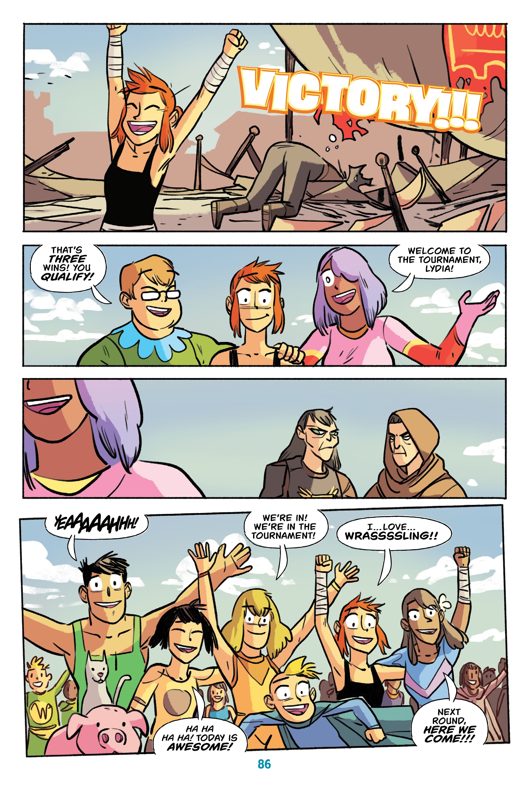 Read online Wrassle Castle comic -  Issue #1 - 85