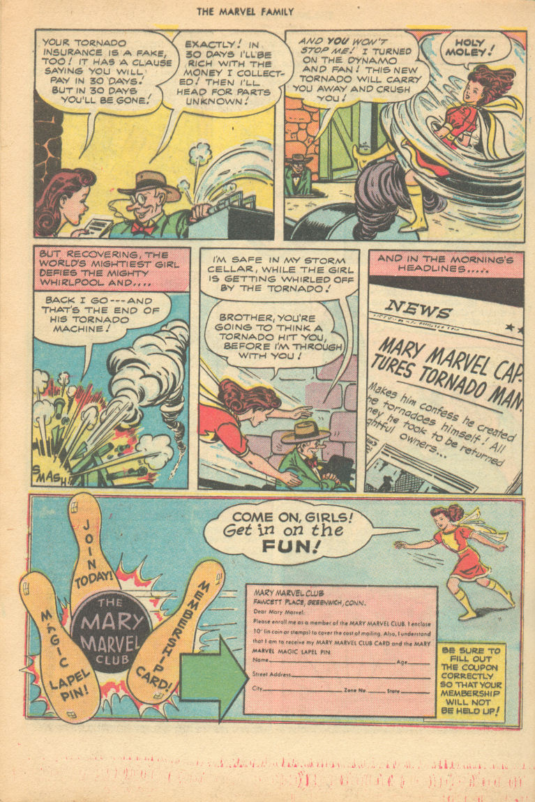 Read online The Marvel Family comic -  Issue #17 - 33