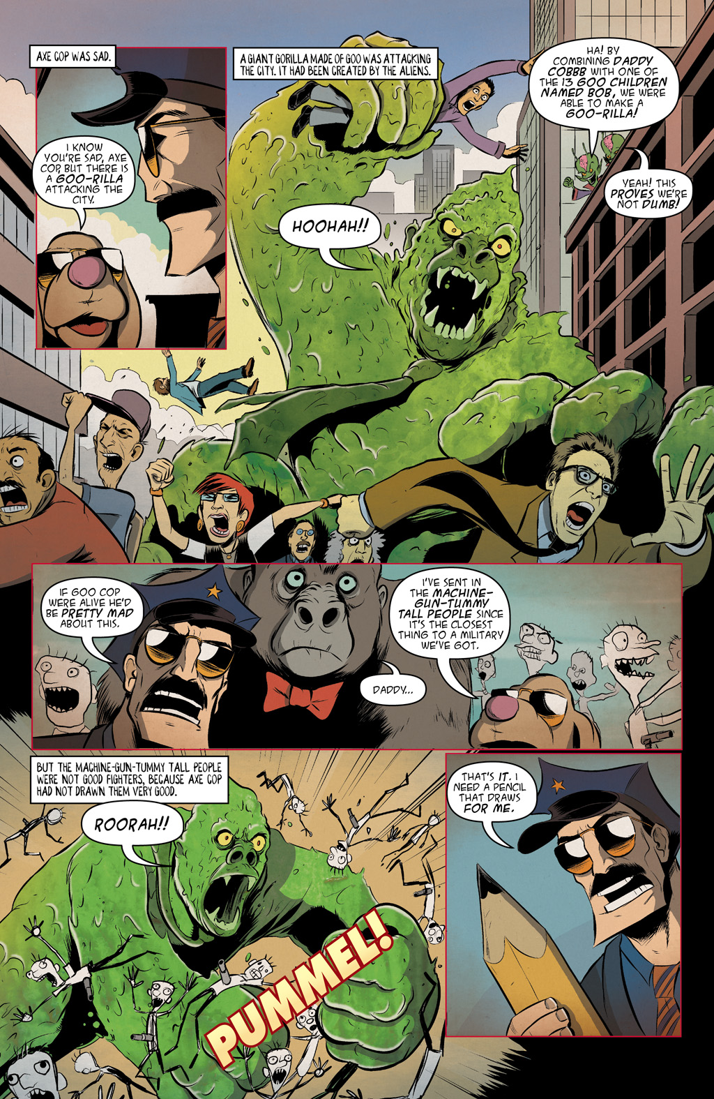 Read online Axe Cop: President of the World comic -  Issue #3 - 5