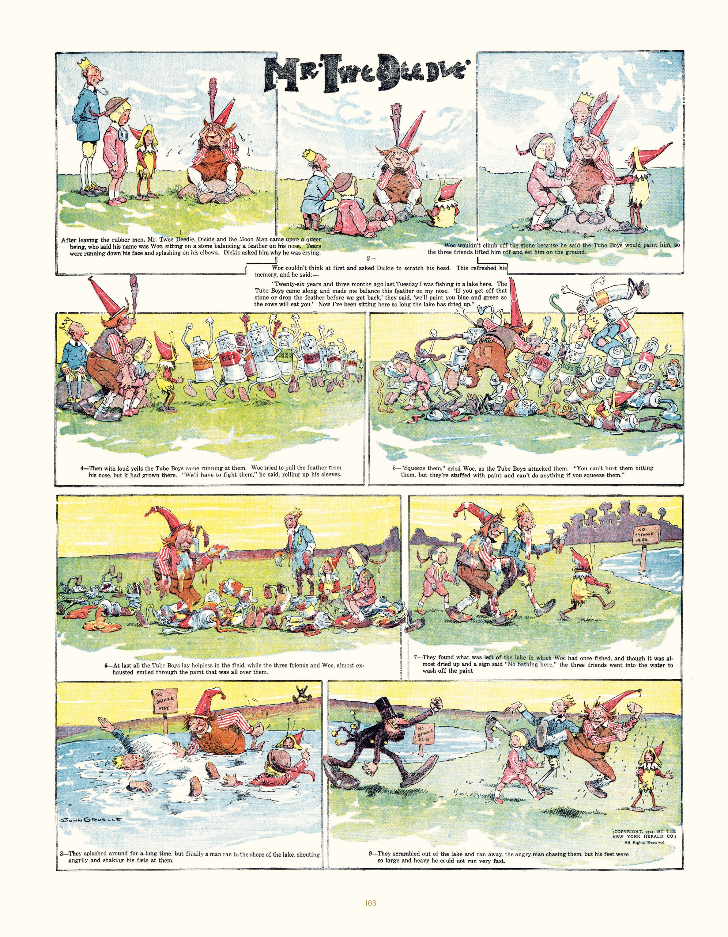 Read online Raggedy Ann's Sprightly Cousin - The Forgotten Fantasy Masterpiece of Johnny Gruelle comic -  Issue # TPB - 102