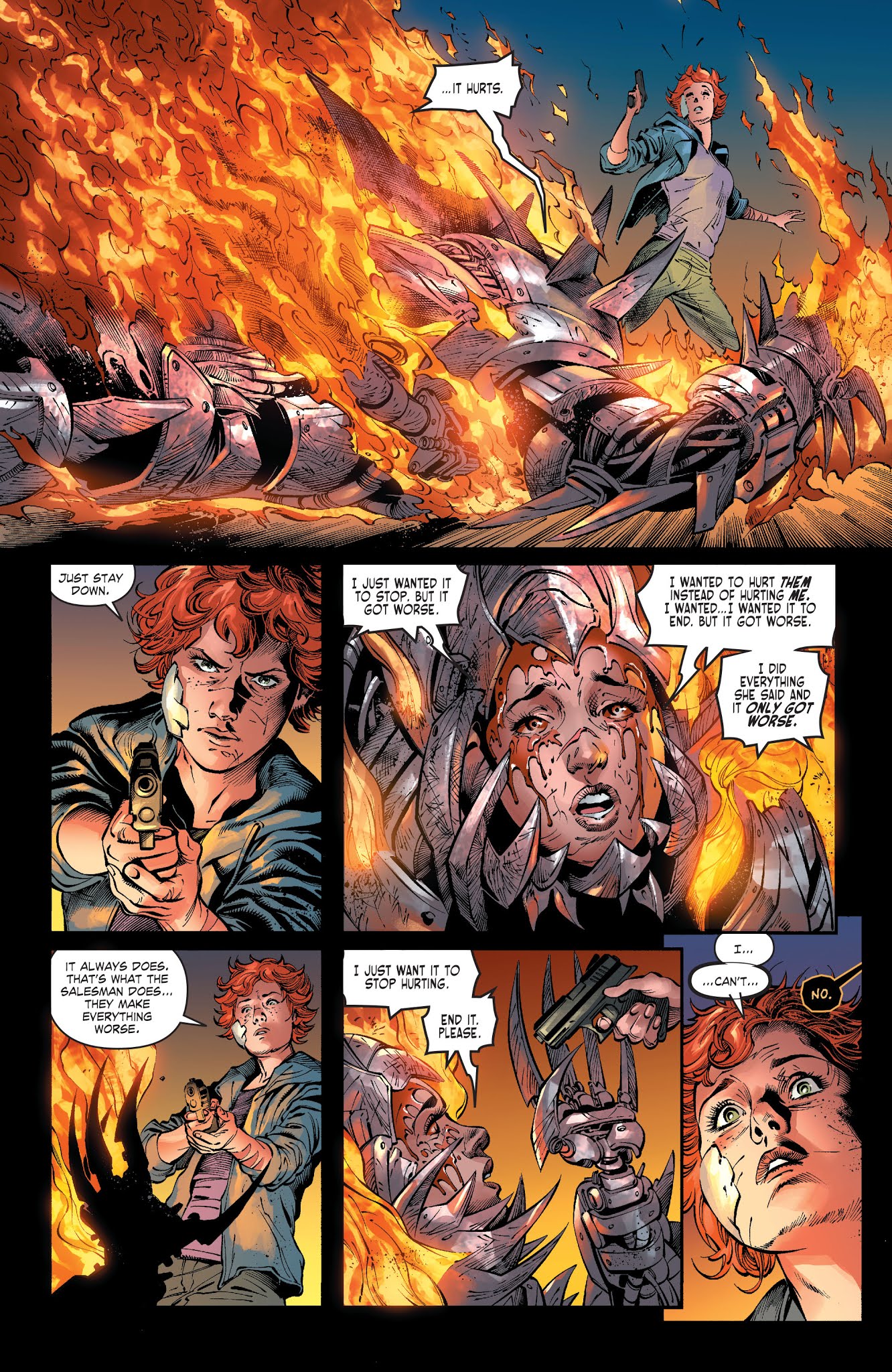 Read online The Curse of Brimstone comic -  Issue #10 - 17