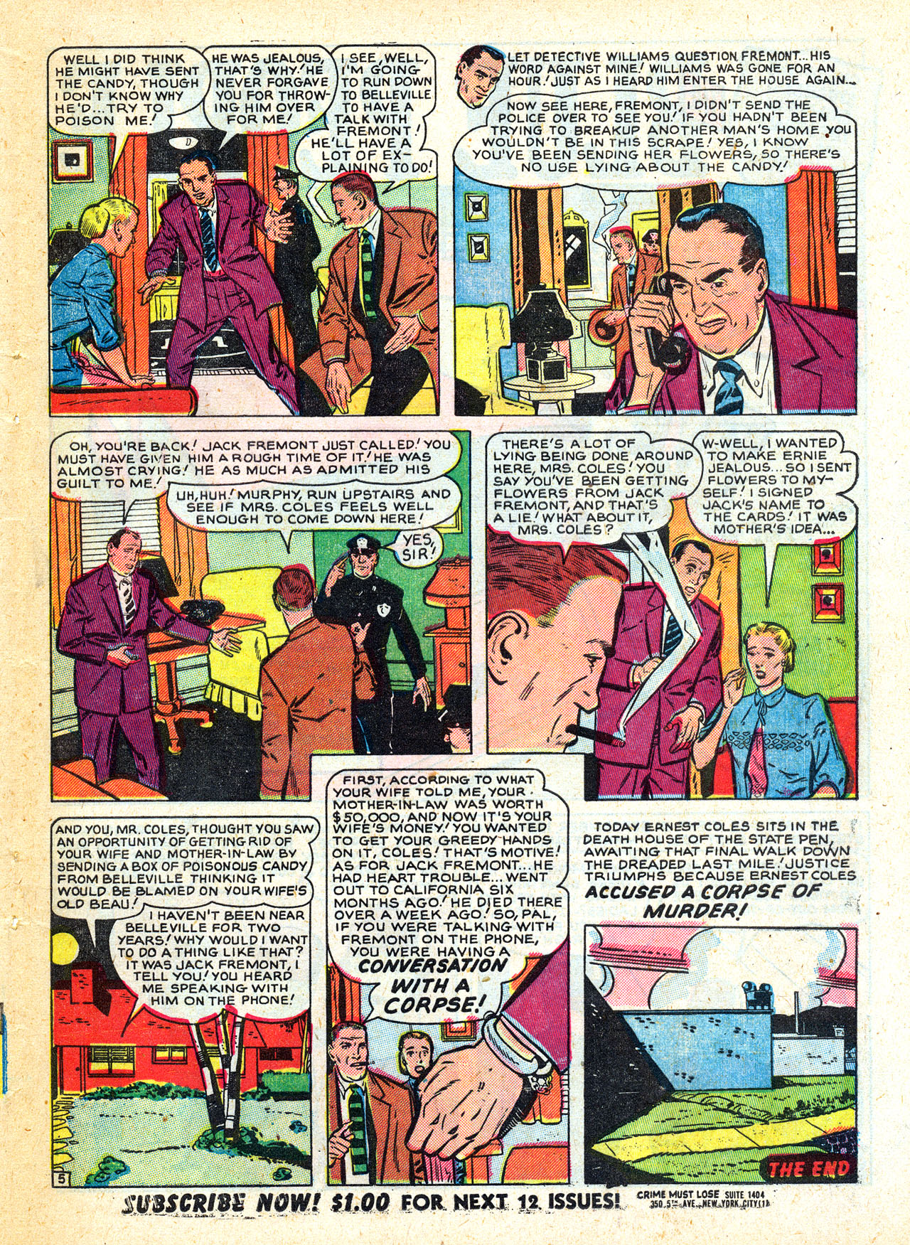 Read online Crime Must Lose comic -  Issue #6 - 25